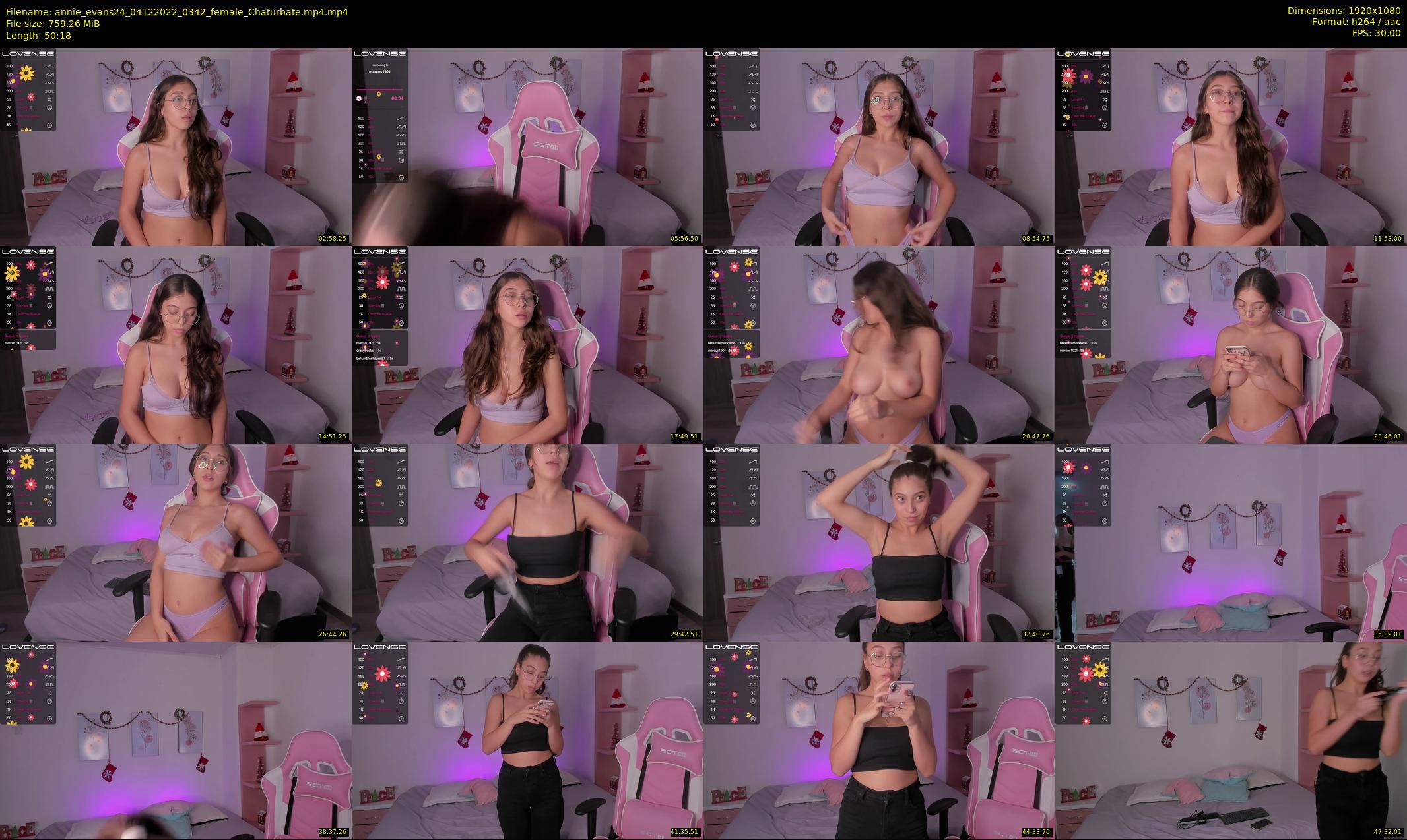 annie_evans24 — 51 minute Chaturbate female cam show recording, 1080p, Dec 4, 2022