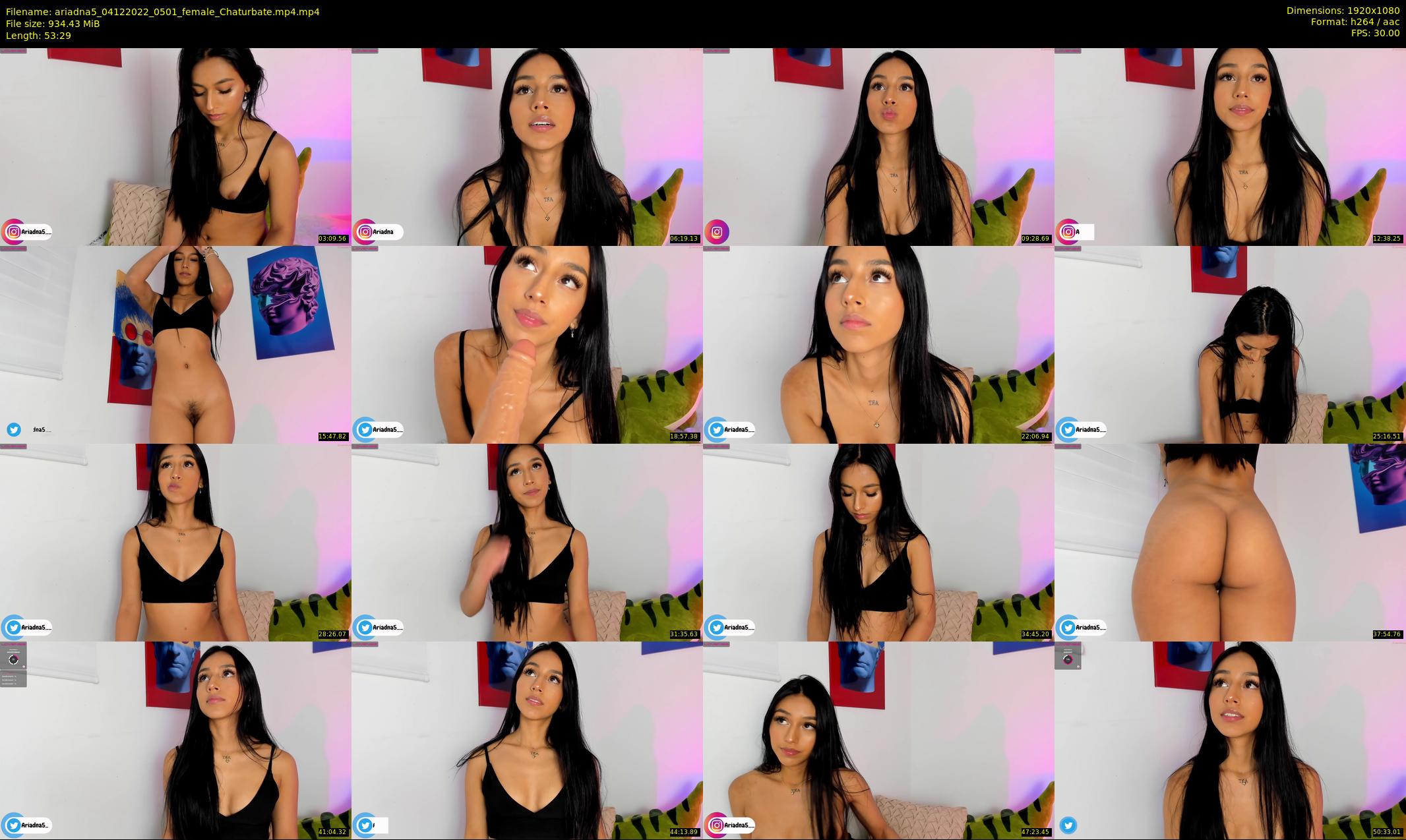 ariadna5 — 54 minute Chaturbate female cam show recording, 1080p, Dec 4, 2022