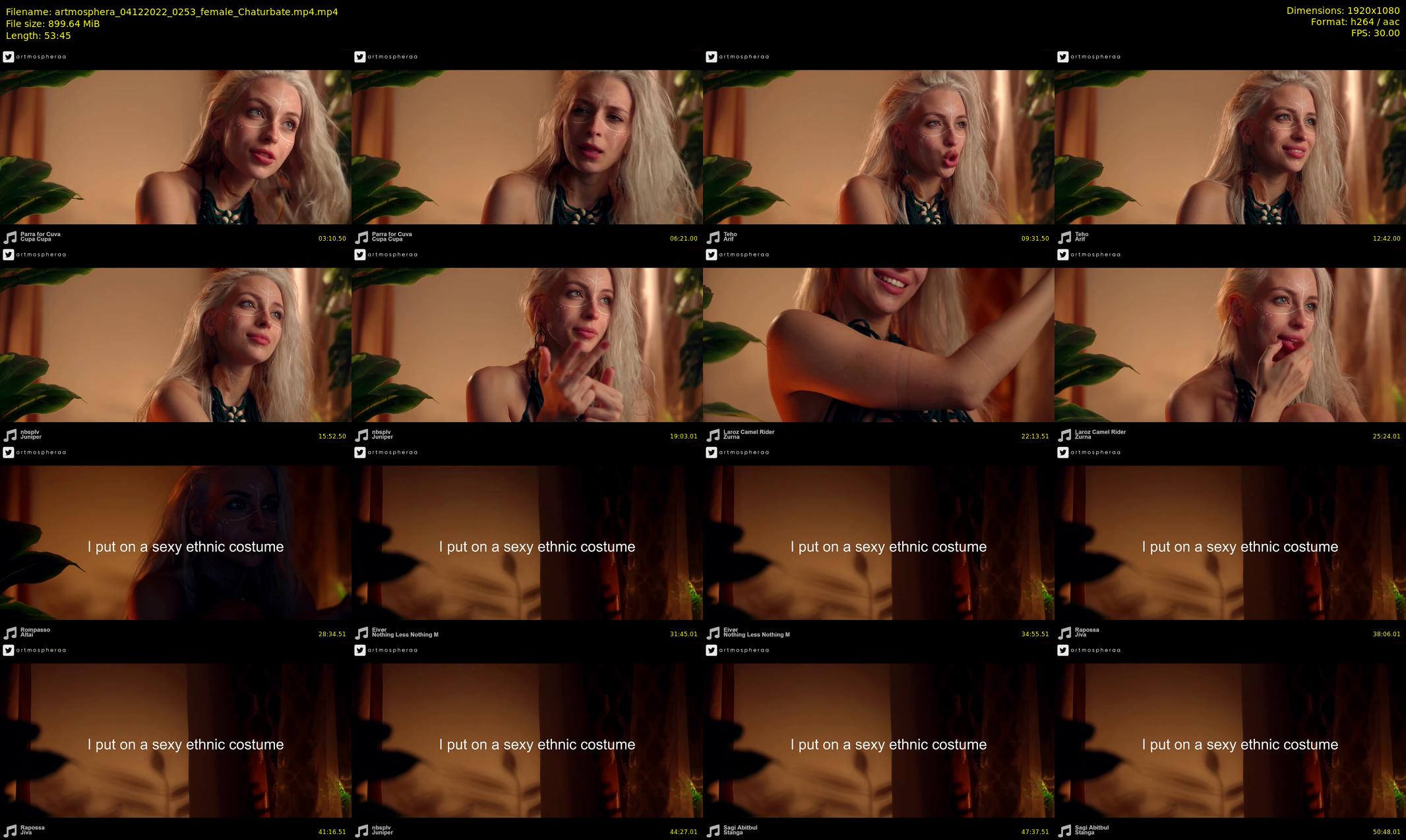 artmosphera — 54 minute Chaturbate female cam show recording, 1080p, Dec 4, 2022
