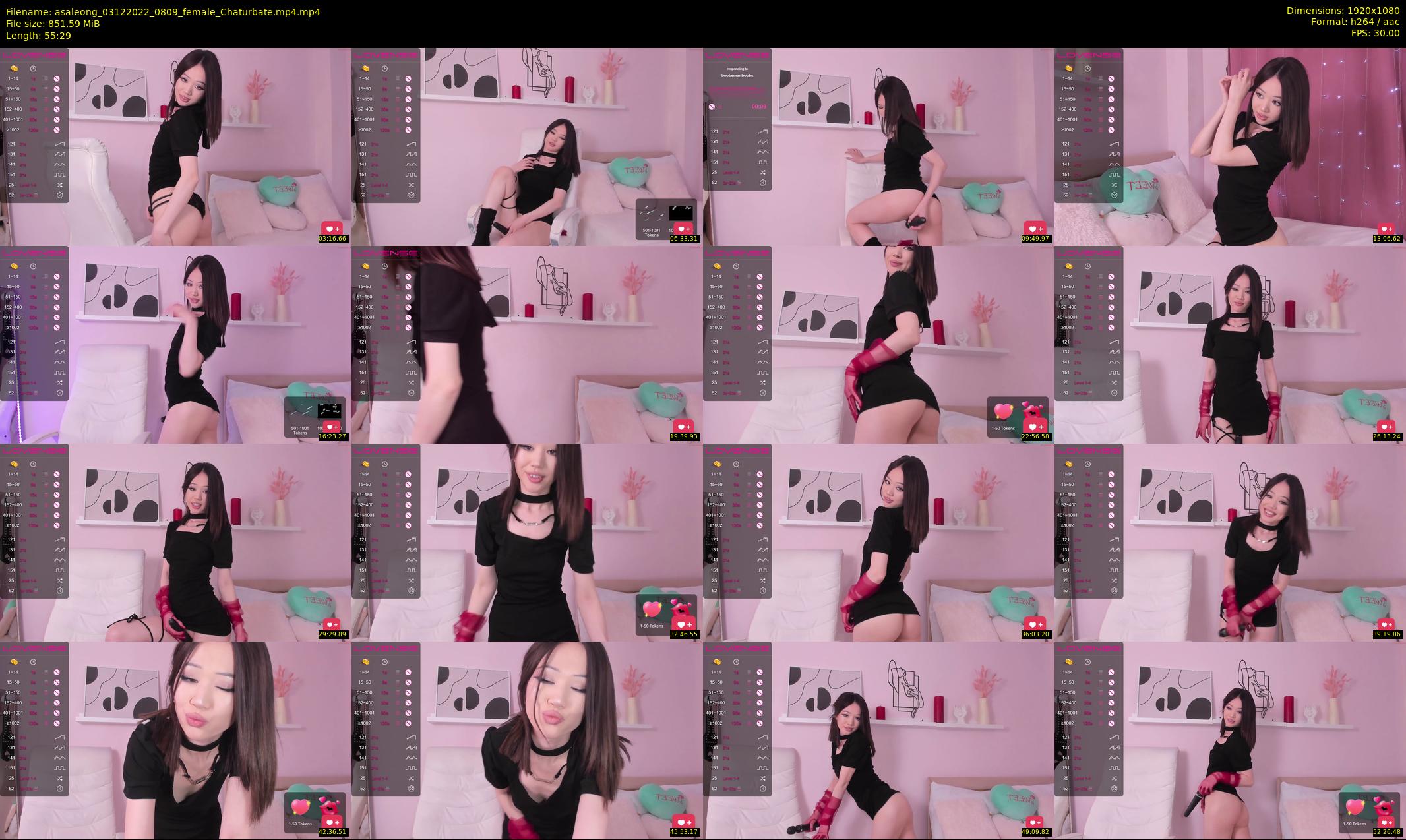 asaleong — 56 minute Chaturbate female cam show recording, 1080p, Dec 3, 2022