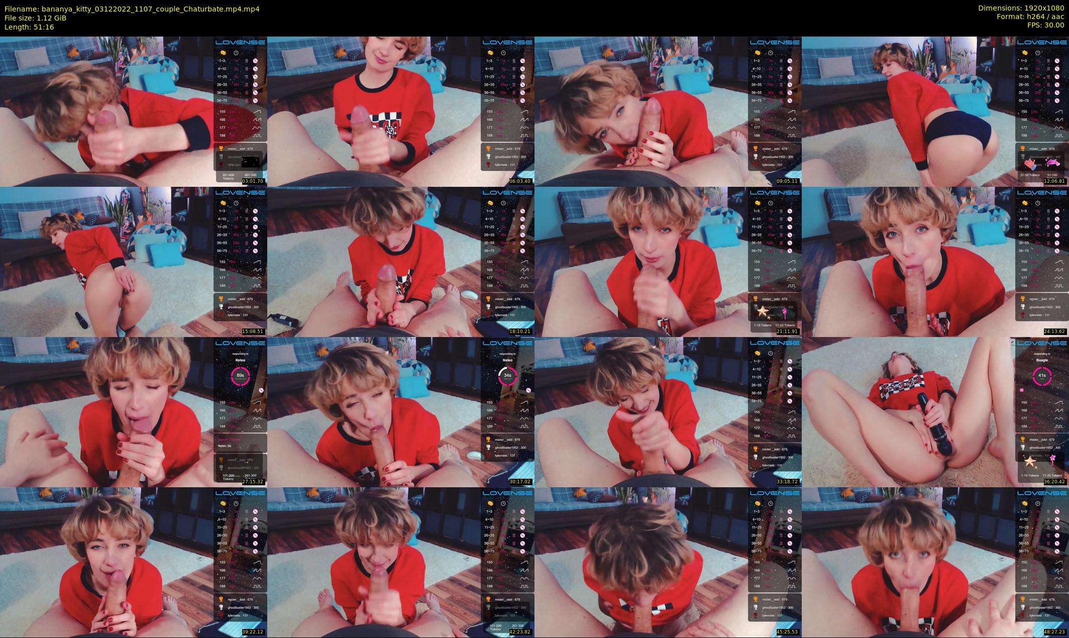 bananya_kitty — 52 minute Chaturbate couple cam show recording, 1080p, Dec 3, 2022