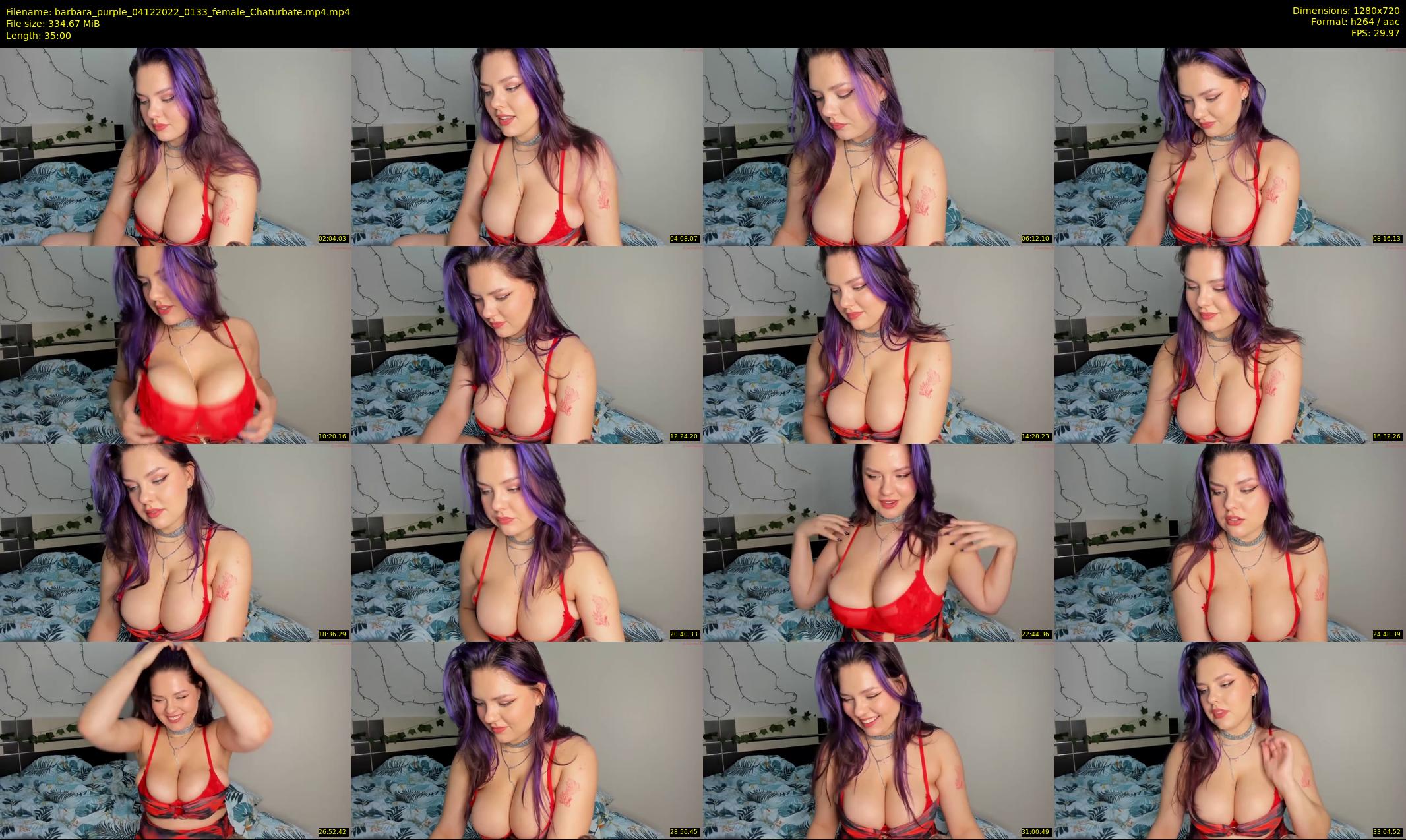 barbara_purple — 35 minute Chaturbate female cam show recording, 720p, Dec 4, 2022