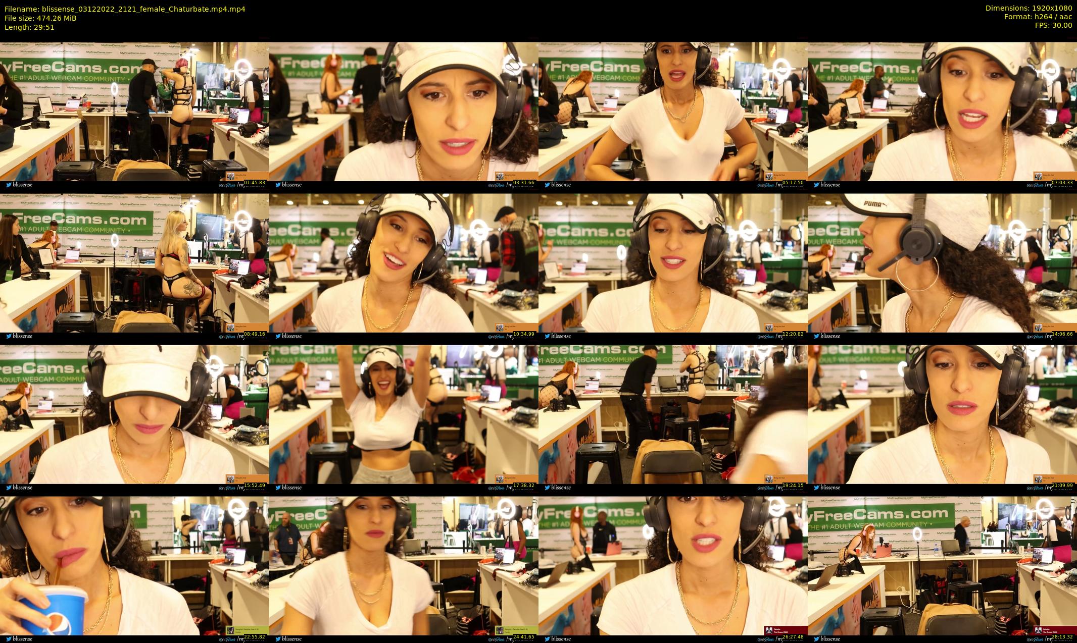 blissense — 30 minute Chaturbate female cam show recording, 1080p, Dec 3, 2022