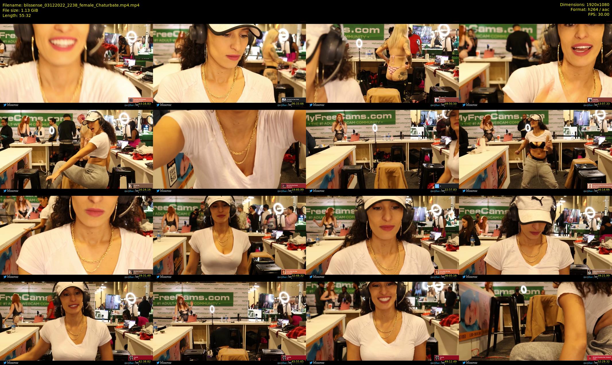 blissense — 56 minute Chaturbate female cam show recording, 1080p, Dec 3, 2022