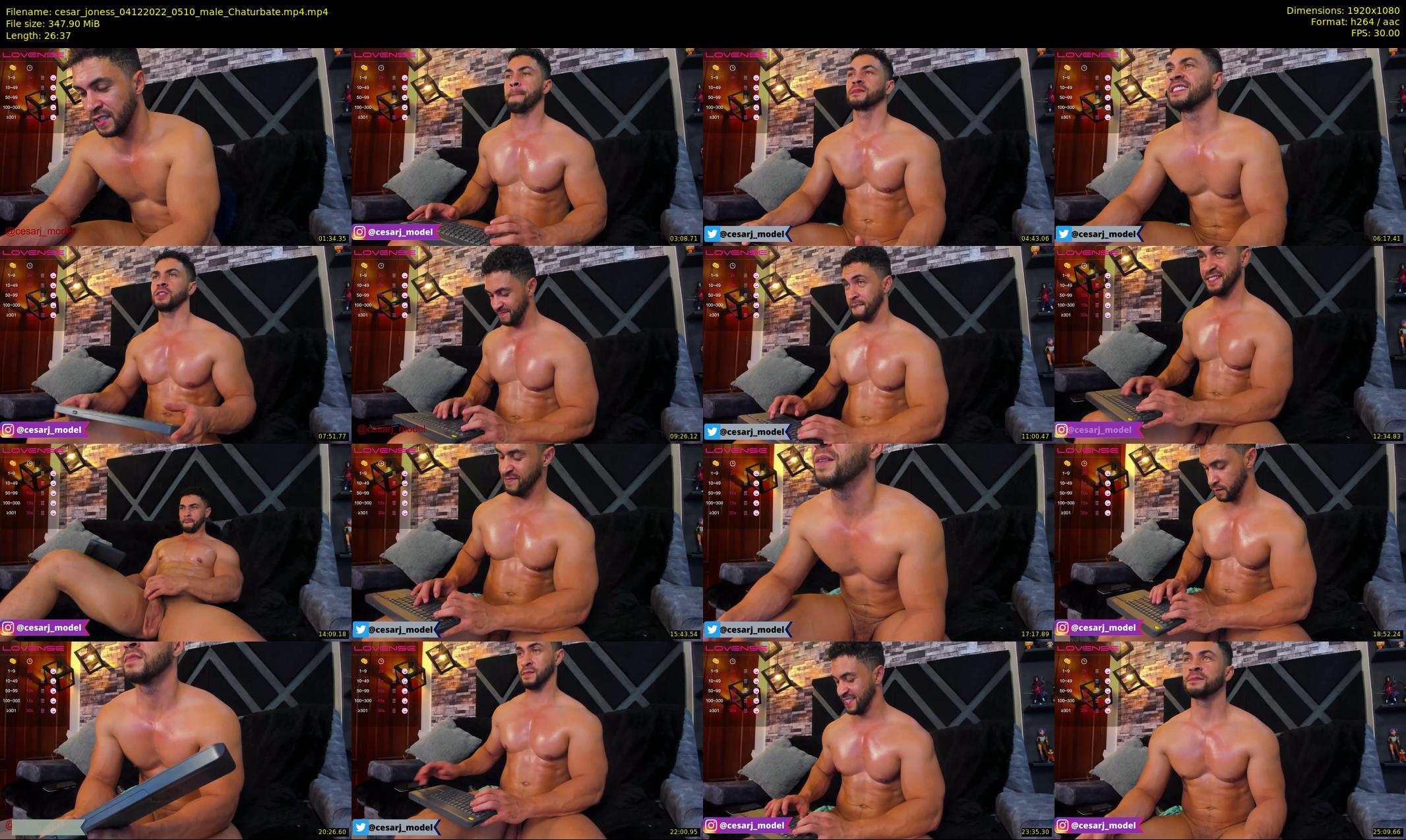cesar_joness — 27 minute Chaturbate male cam show recording, 1080p, Dec 4, 2022