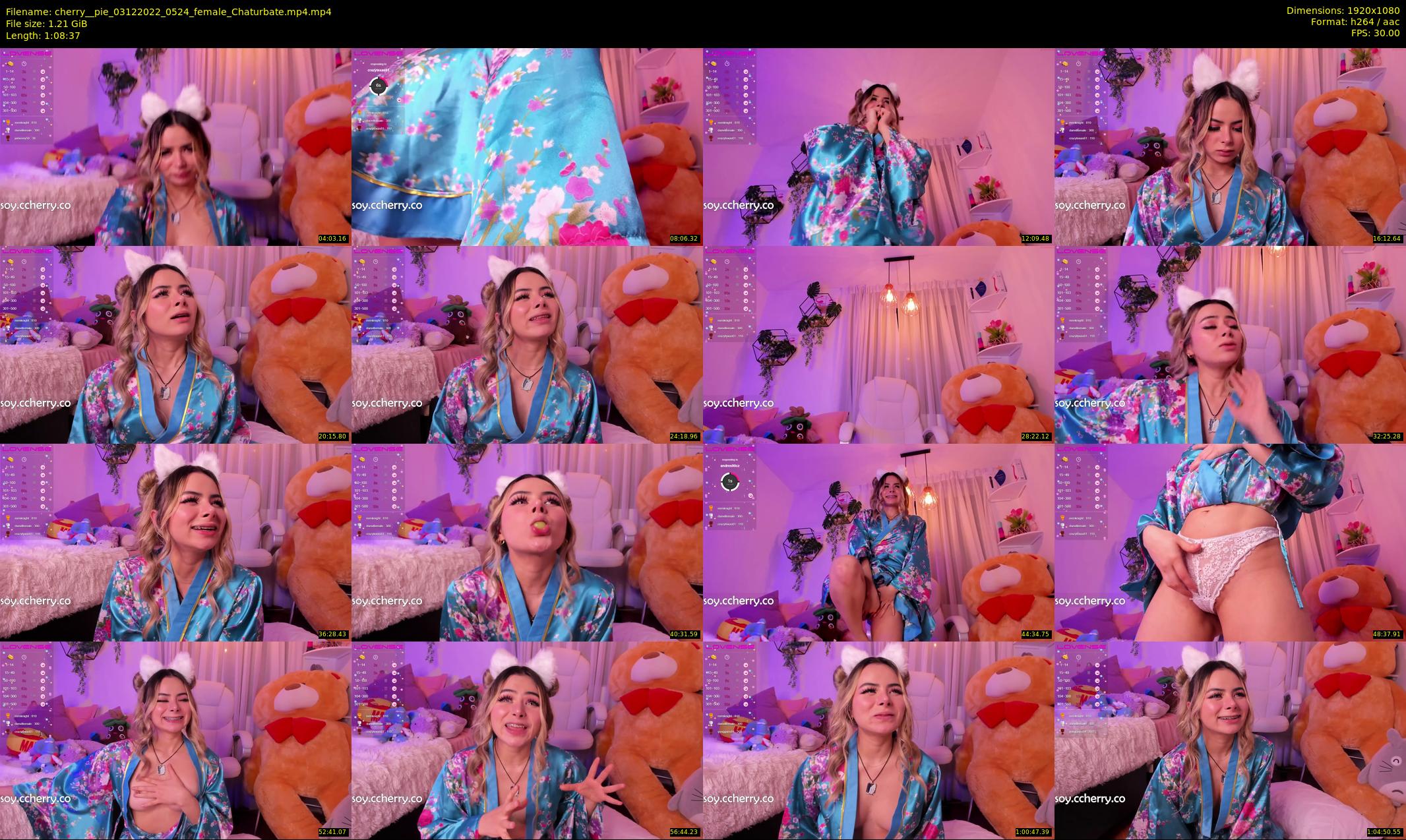 cherry__pie — 69 minute Chaturbate female cam show recording, 1080p, Dec 3, 2022