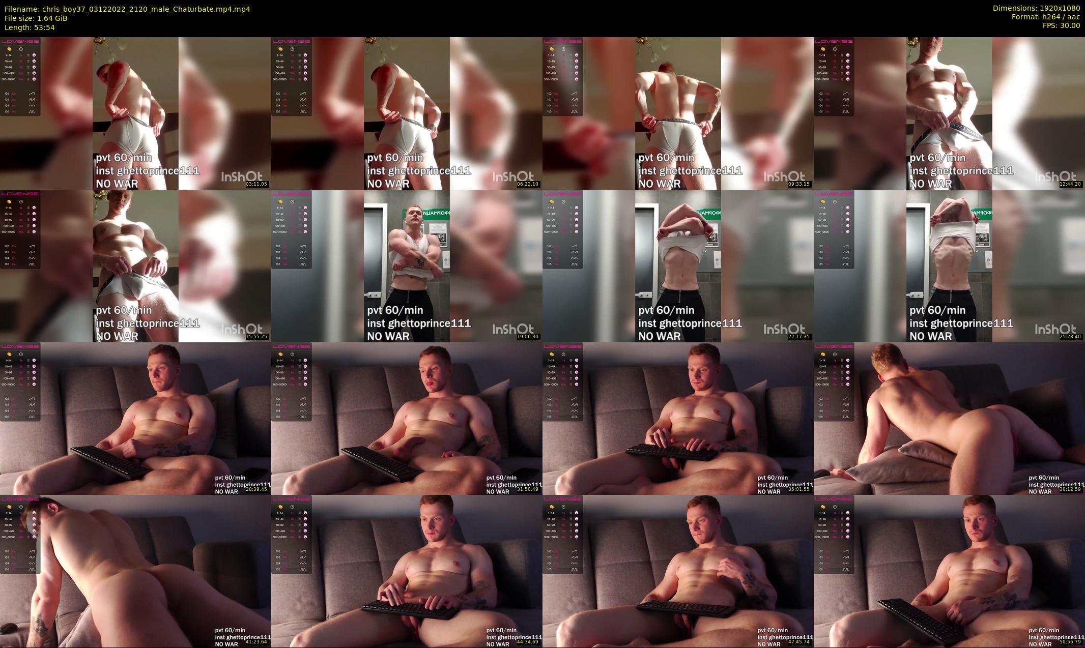 chris_boy37 — 54 minute Chaturbate male cam show recording, 1080p, Dec 3, 2022
