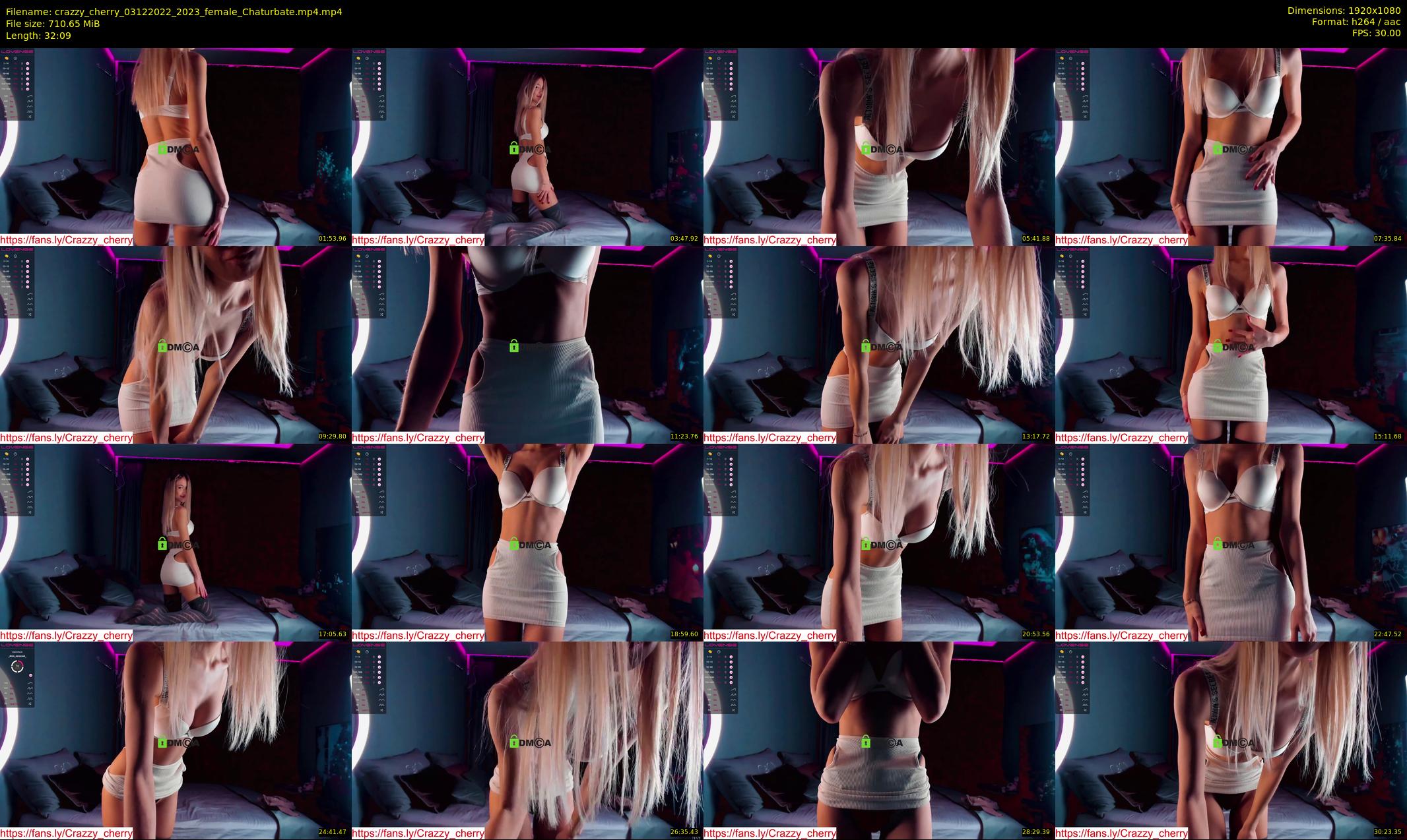 crazzy_cherry — 33 minute Chaturbate female cam show recording, 1080p, Dec 3, 2022