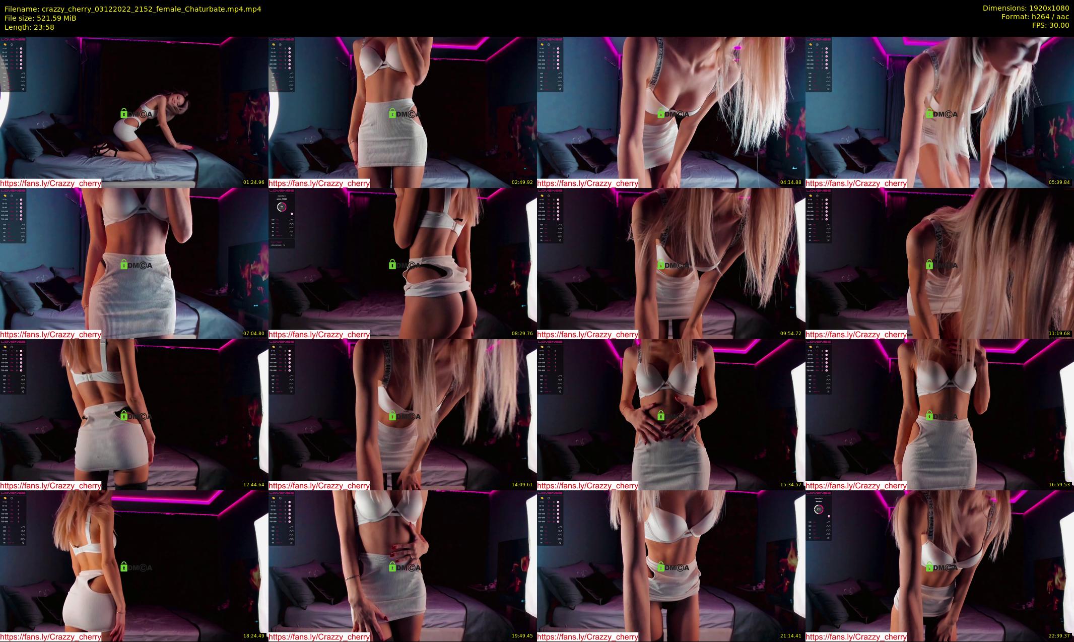 crazzy_cherry — 24 minute Chaturbate female cam show recording, 1080p, Dec 3, 2022