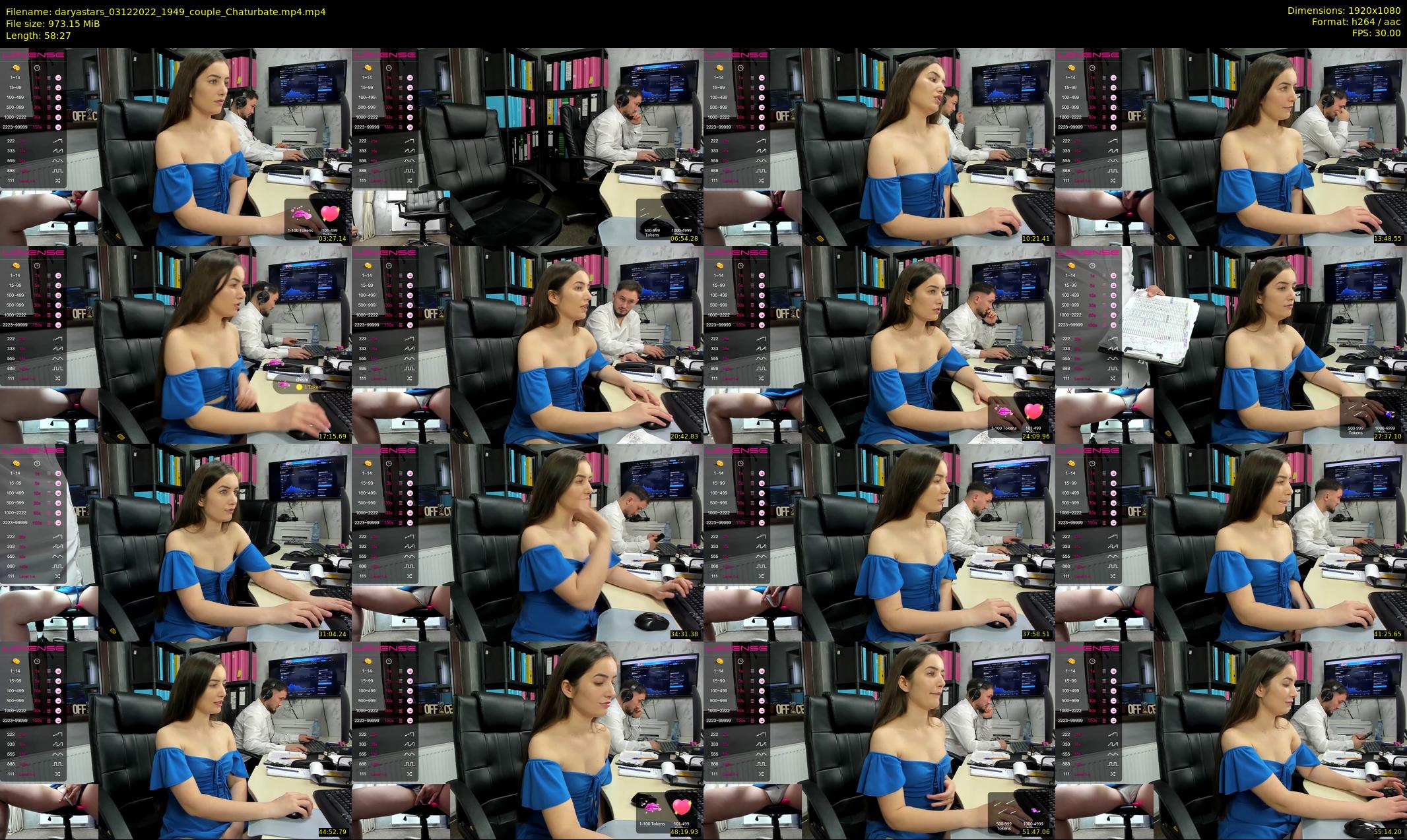daryastars — 59 minute Chaturbate couple cam show recording, 1080p, Dec 3, 2022