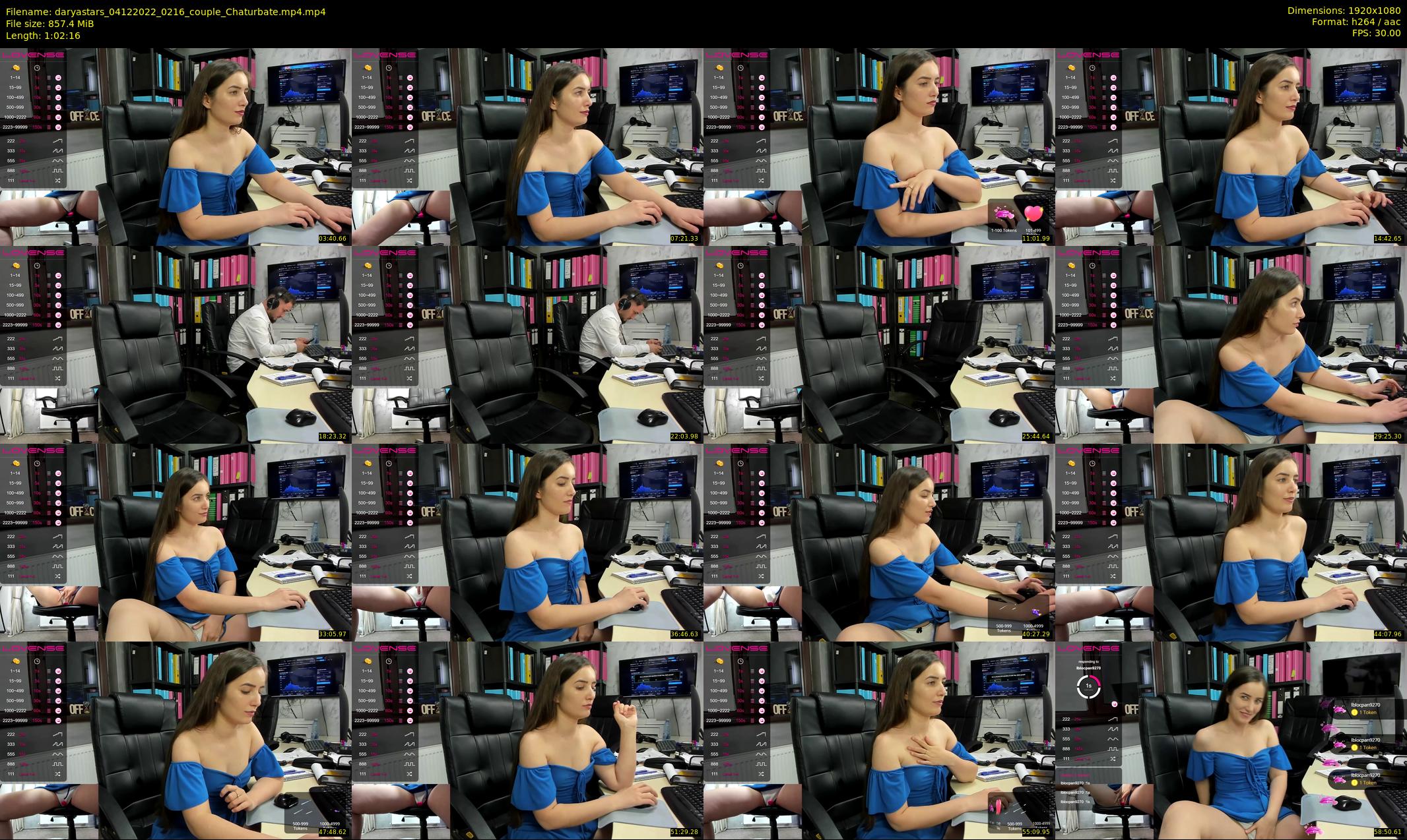 daryastars — 63 minute Chaturbate couple cam show recording, 1080p, Dec 4, 2022