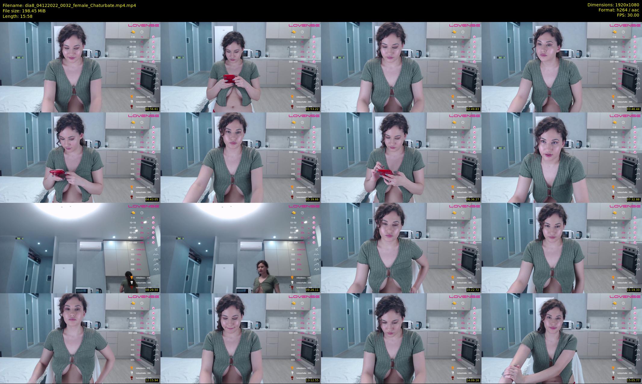 dia8 — 16 minute Chaturbate female cam show recording, 1080p, Dec 4, 2022