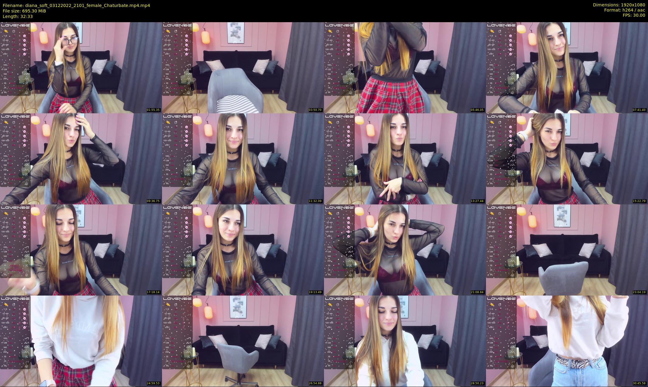 diana_soft — 33 minute Chaturbate female cam show recording, 1080p, Dec 3, 2022
