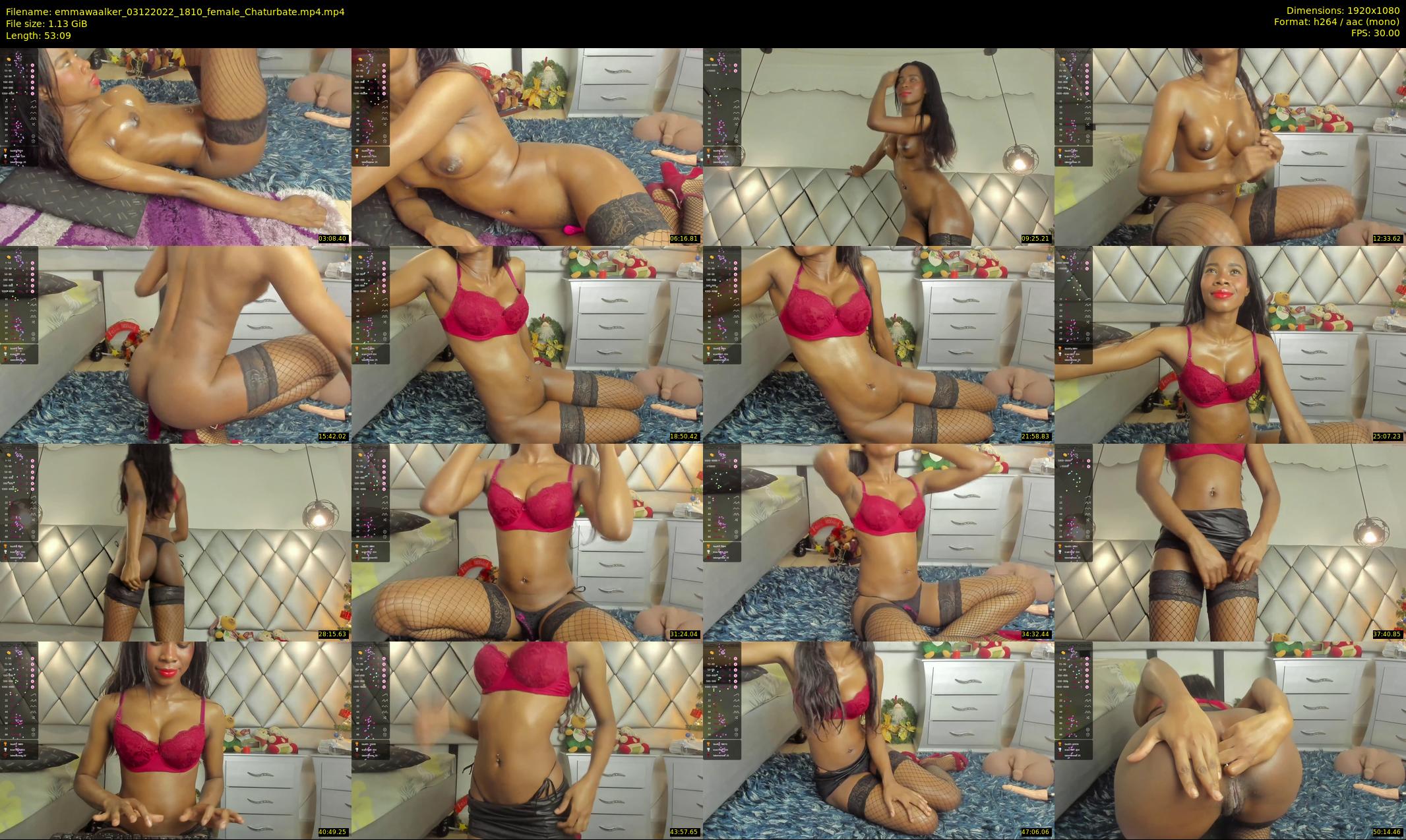 emmawaalker — 54 minute Chaturbate female cam show recording, 1080p, Dec 3, 2022