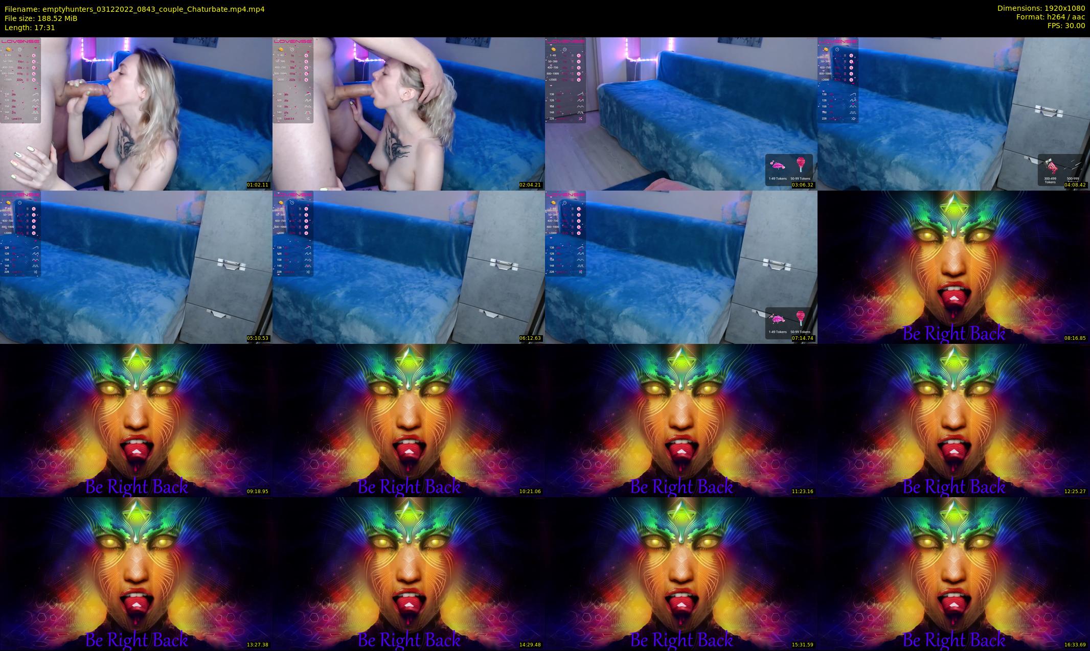 emptyhunters — 18 minute Chaturbate couple cam show recording, 1080p, Dec 3, 2022