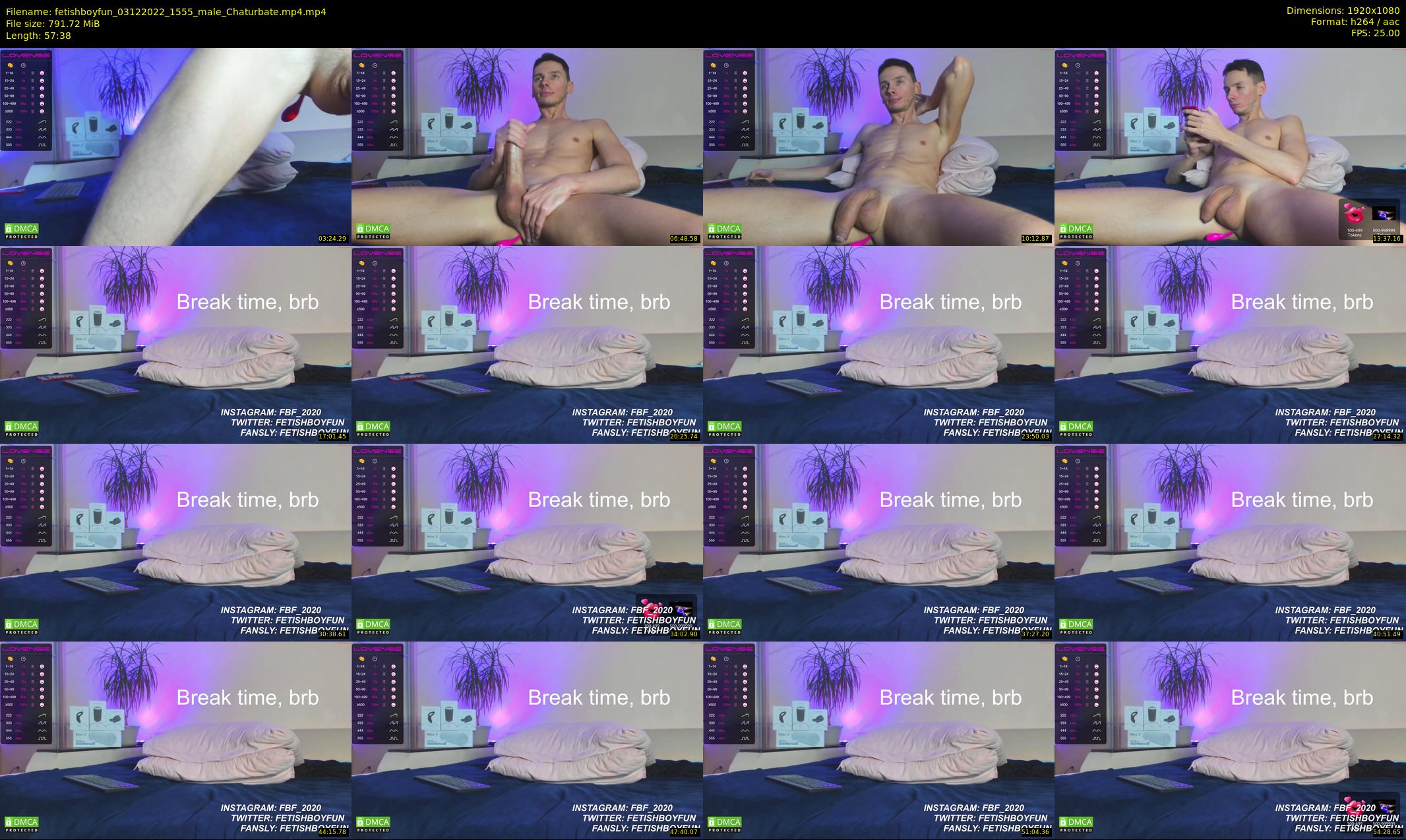 fetishboyfun — 58 minute Chaturbate male cam show recording, 1080p, Dec 3, 2022