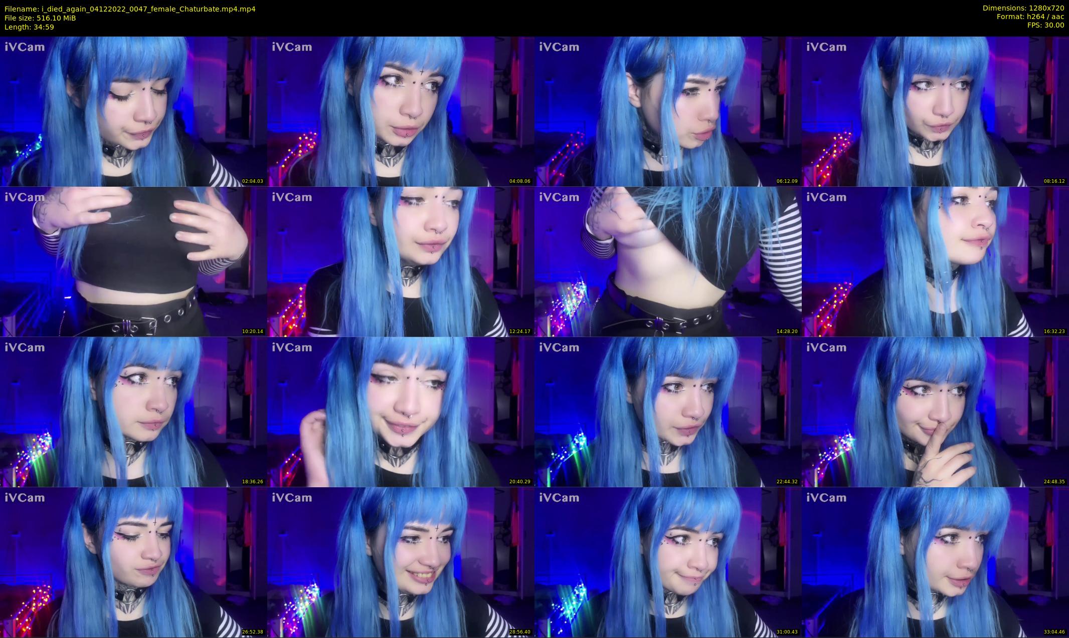 i_died_again — 35 minute Chaturbate female cam show recording, 720p, Dec 4, 2022