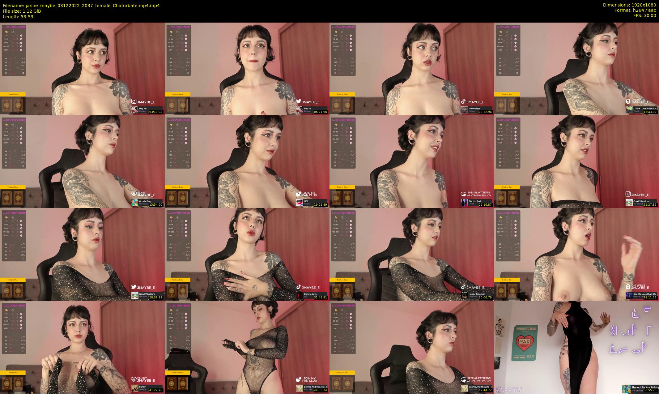 janne_maybe — 54 minute Chaturbate female cam show recording, 1080p, Dec 3, 2022