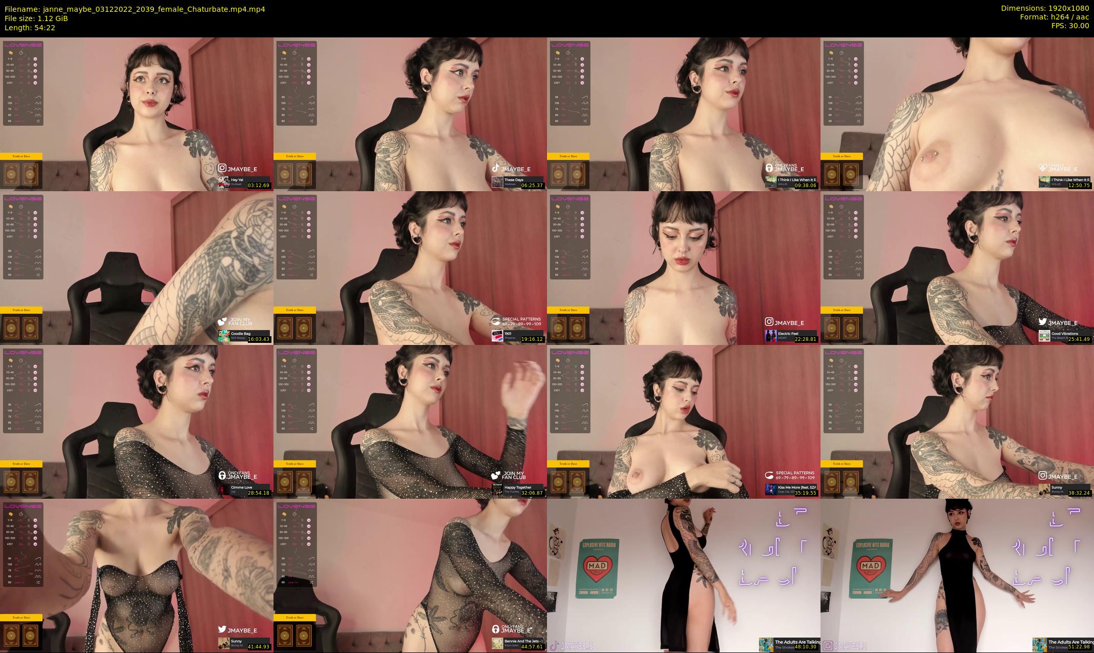 janne_maybe — 55 minute Chaturbate female cam show recording, 1080p, Dec 3, 2022