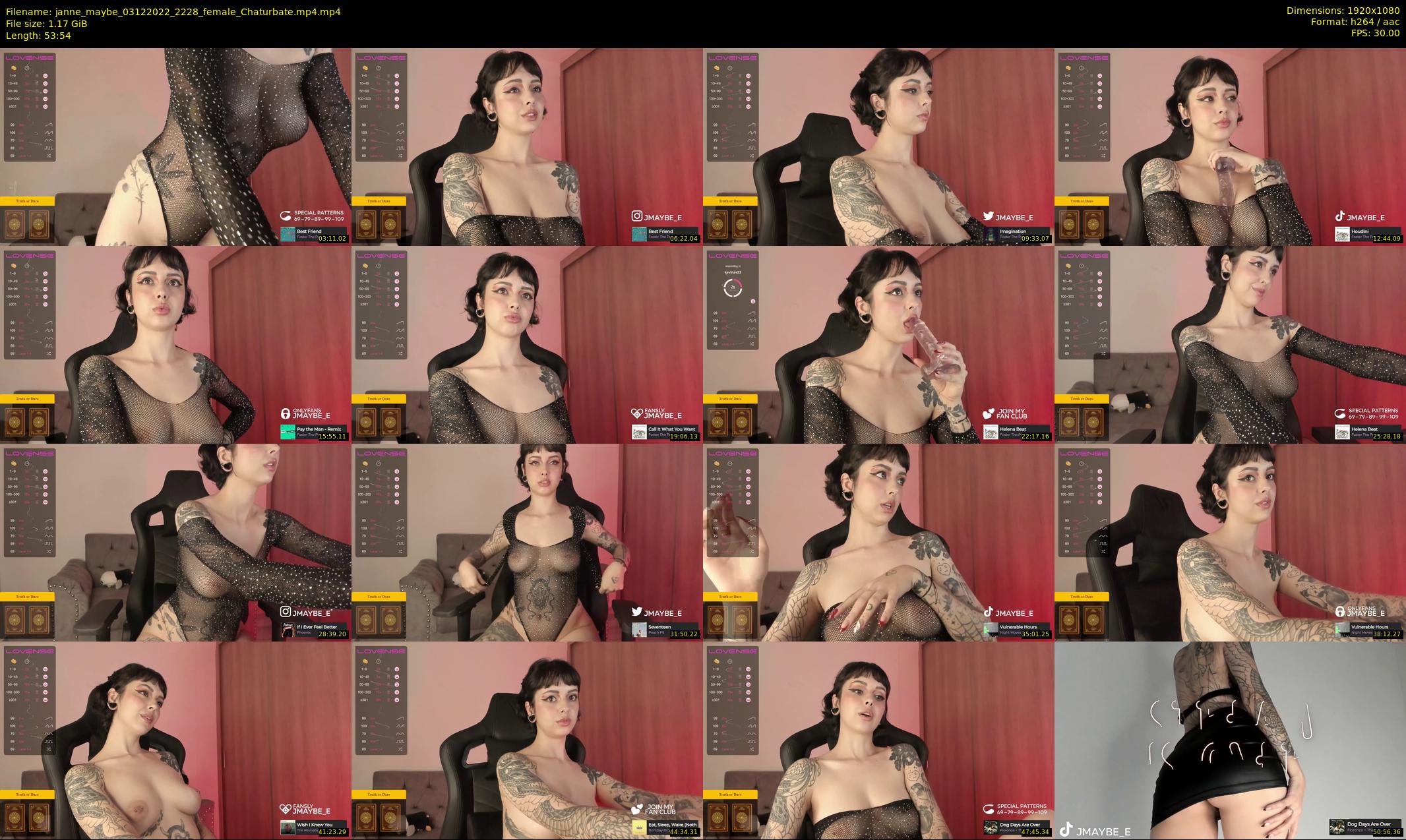janne_maybe — 54 minute Chaturbate female cam show recording, 1080p, Dec 3, 2022