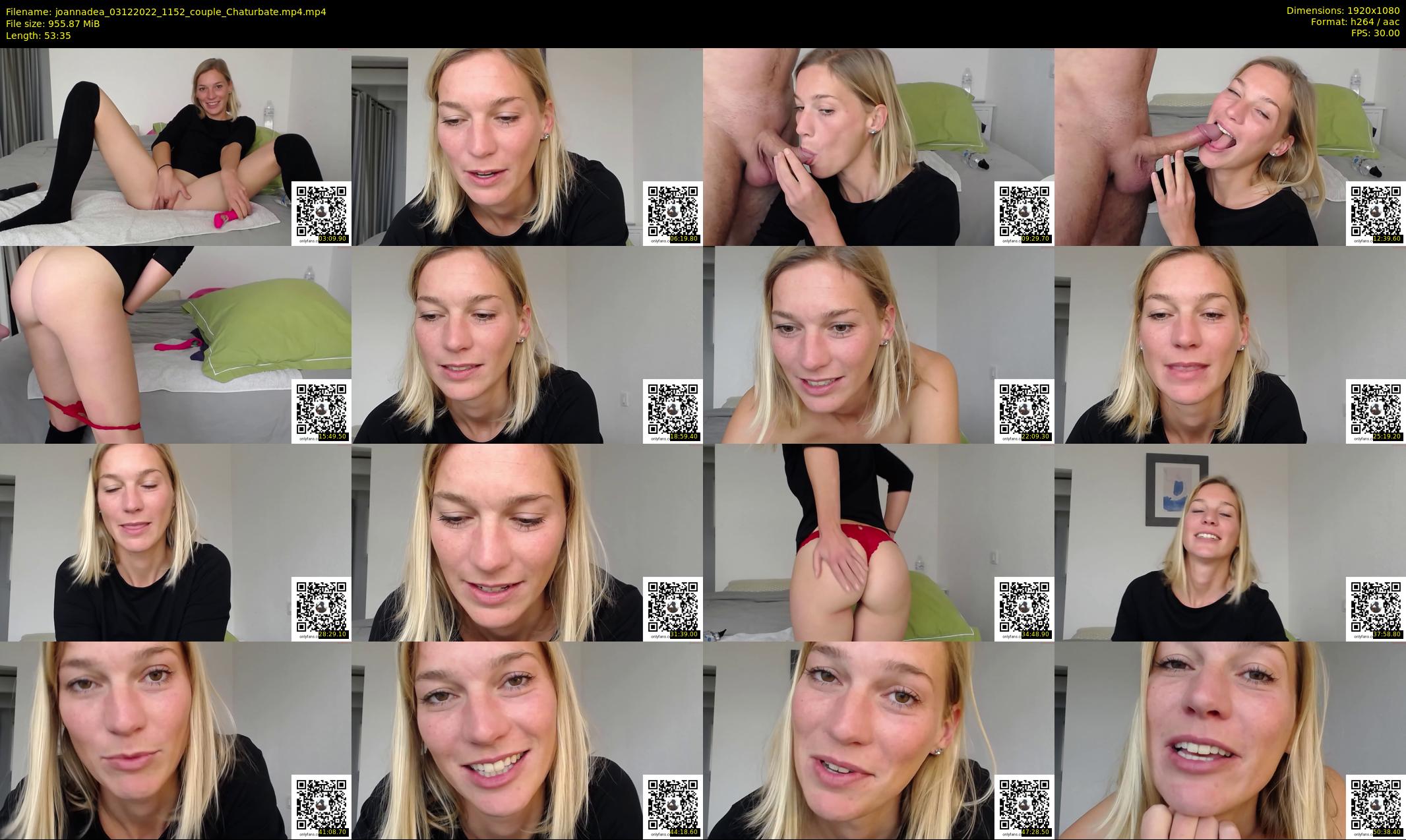 joannadea — 54 minute Chaturbate female cam show recording, 1080p, Dec 3, 2022