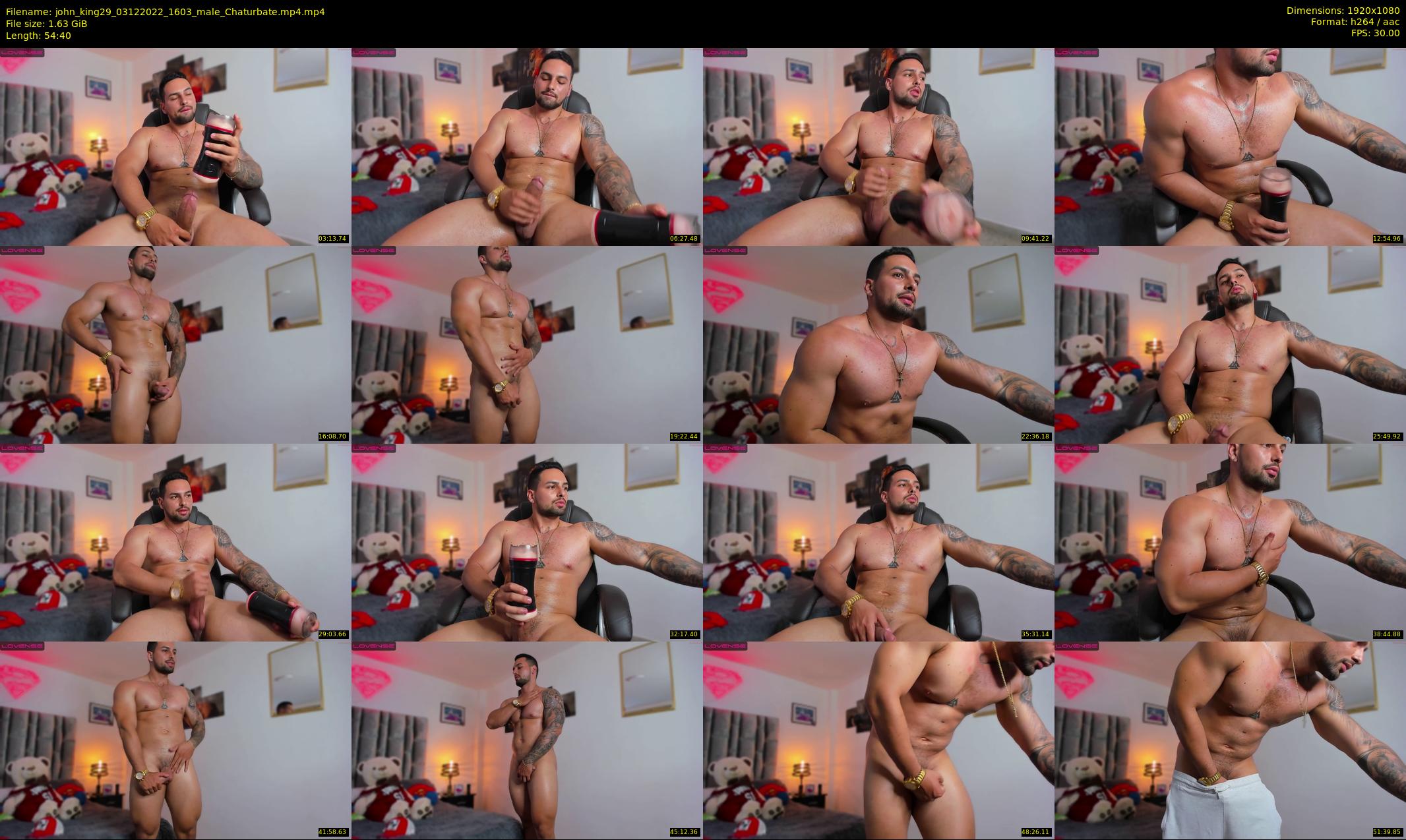 john_king29 — 55 minute Chaturbate male cam show recording, 1080p, Dec 3, 2022