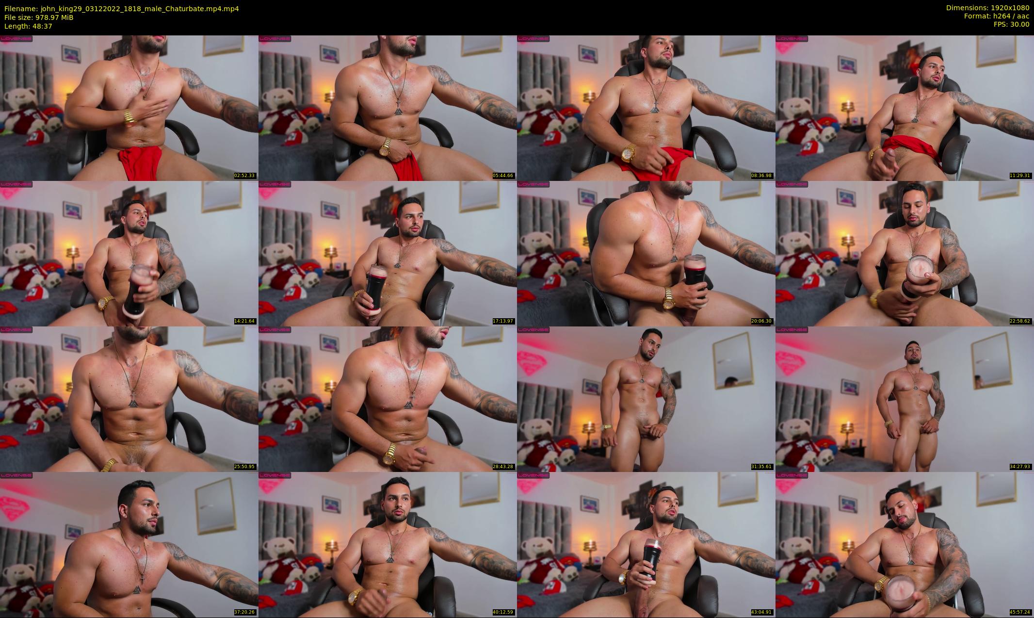 john_king29 — 49 minute Chaturbate male cam show recording, 1080p, Dec 3, 2022