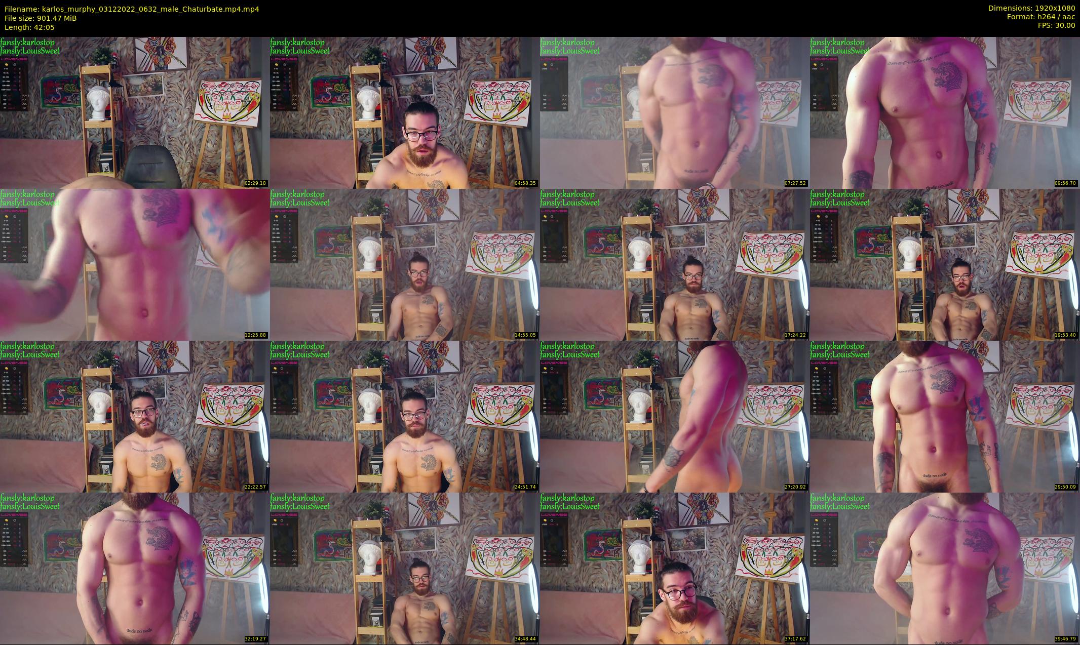 karlos_murphy — 43 minute Chaturbate male cam show recording, 1080p, Dec 3, 2022