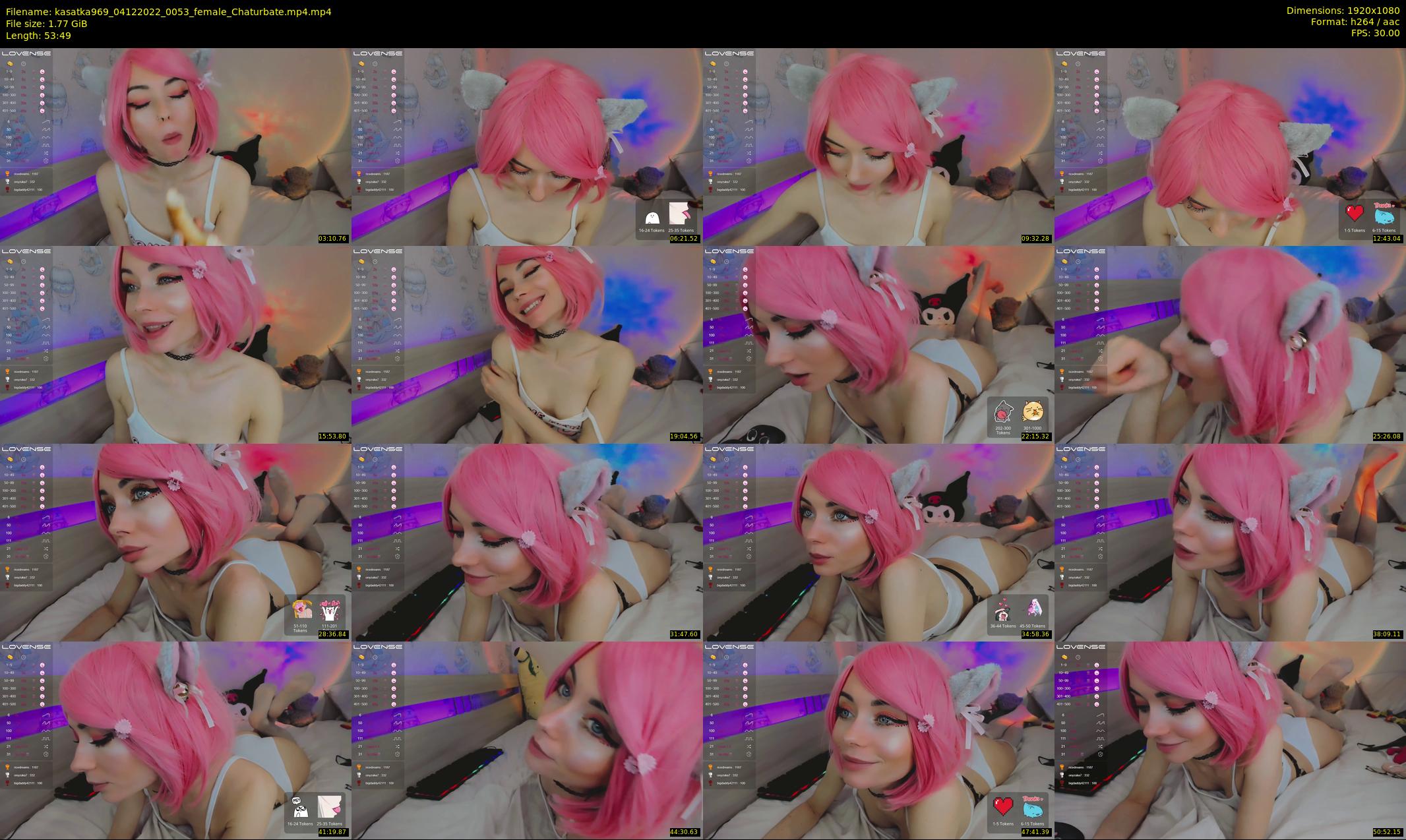 kasatka969 — 54 minute Chaturbate female cam show recording, 1080p, Dec 4, 2022