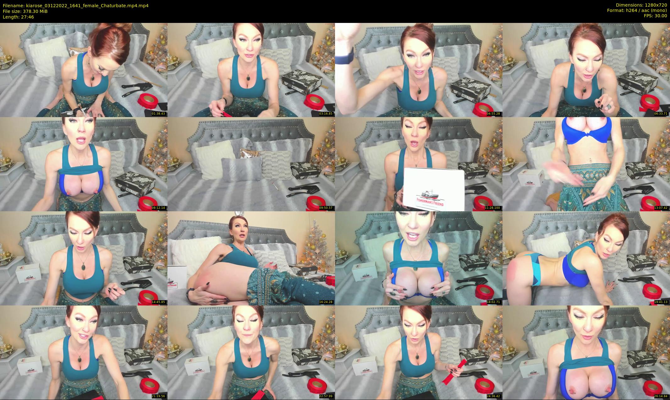 kiarose — 28 minute Chaturbate female cam show recording, 720p, Dec 3, 2022