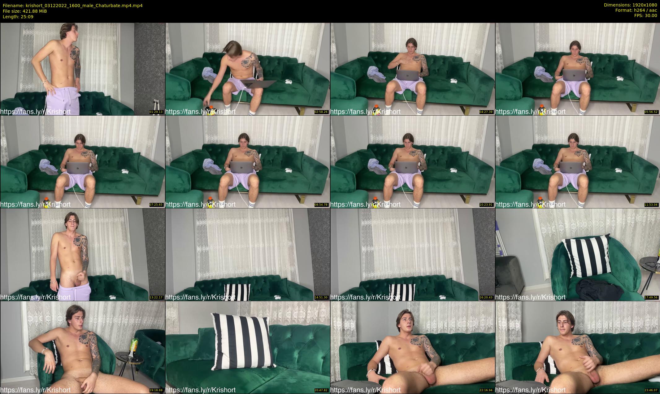 krishort — 26 minute Chaturbate male cam show recording, 1080p, Dec 3, 2022