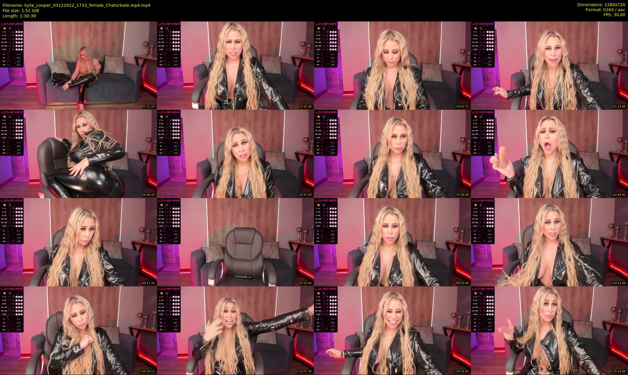 kylie_cooper — 91 minute Chaturbate female cam show recording, 720p, Dec 3, 2022