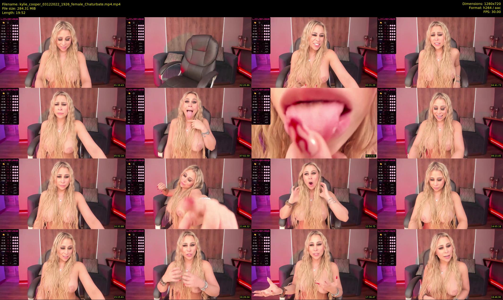 kylie_cooper — 20 minute Chaturbate female cam show recording, 720p, Dec 3, 2022