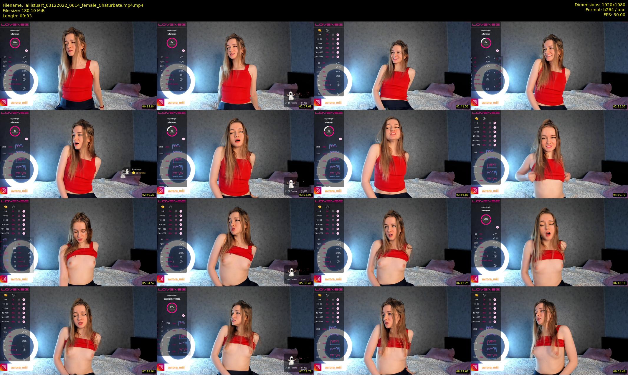 lallistuart — 10 minute Chaturbate female cam show recording, 1080p, Dec 3, 2022