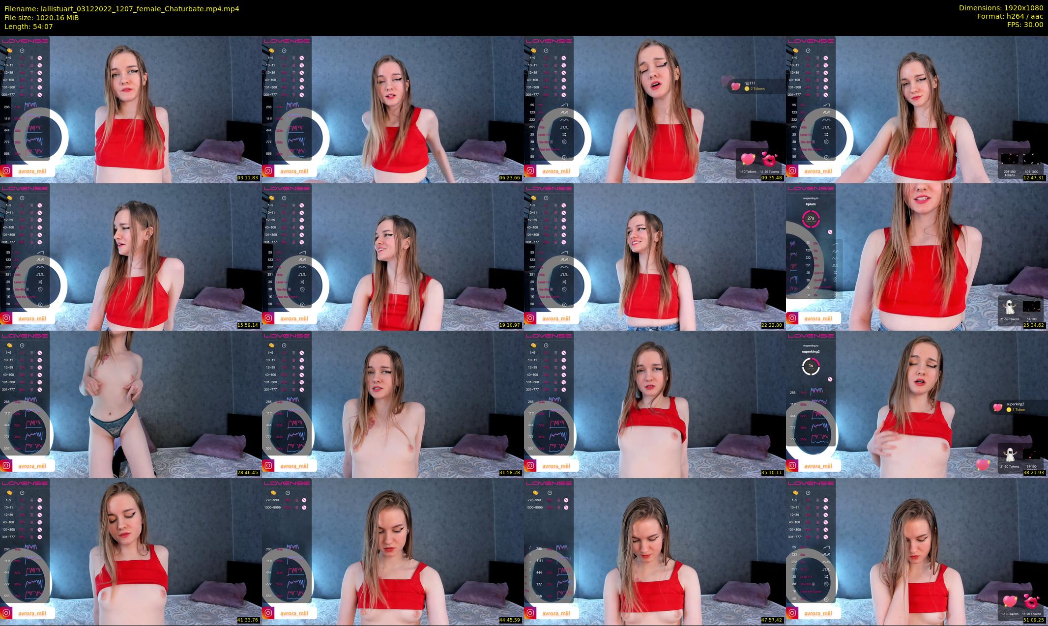 lallistuart — 55 minute Chaturbate female cam show recording, 1080p, Dec 3, 2022