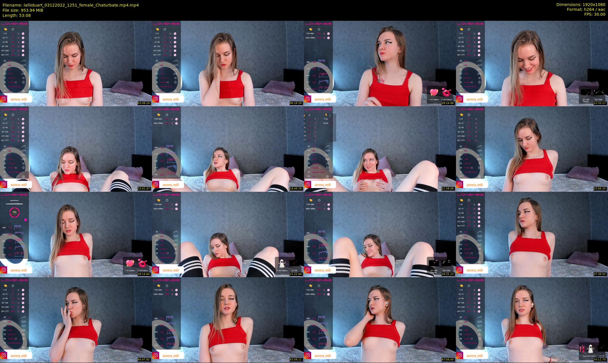 lallistuart — 54 minute Chaturbate female cam show recording, 1080p, Dec 3, 2022