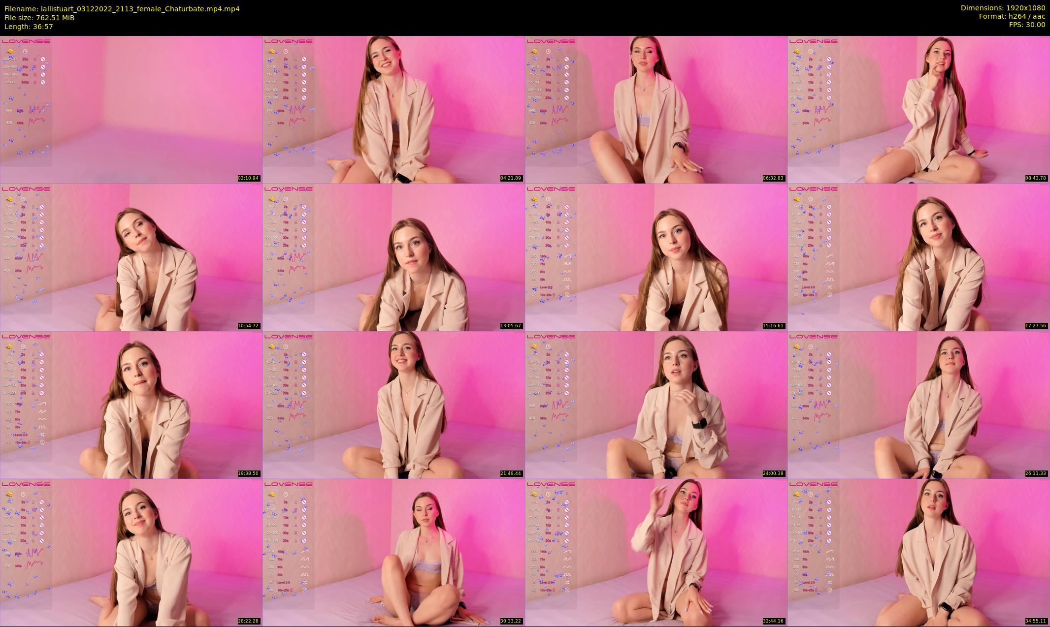 lallistuart — 37 minute Chaturbate female cam show recording, 1080p, Dec 3, 2022