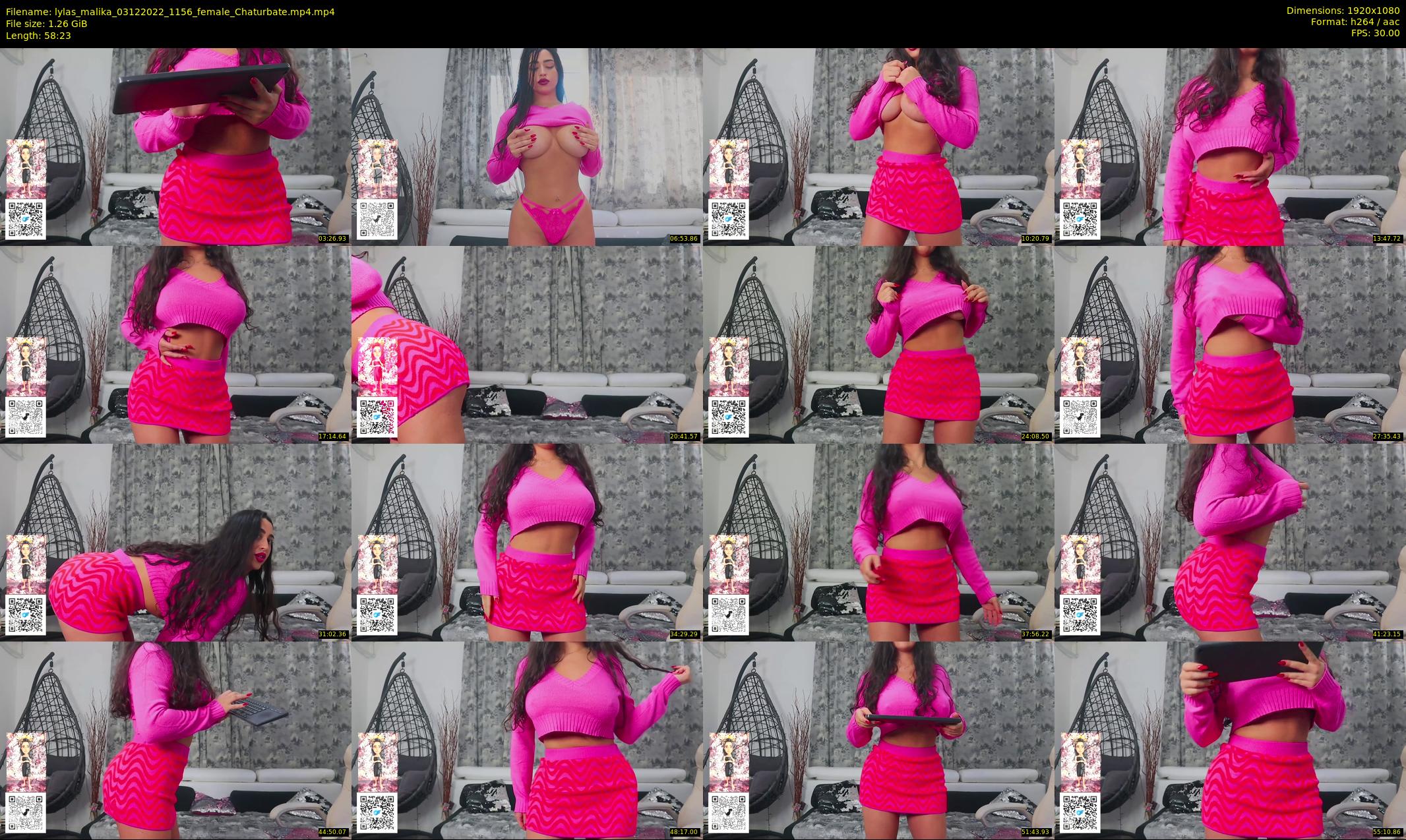 lylas_malika — 59 minute Chaturbate female cam show recording, 1080p, Dec 3, 2022