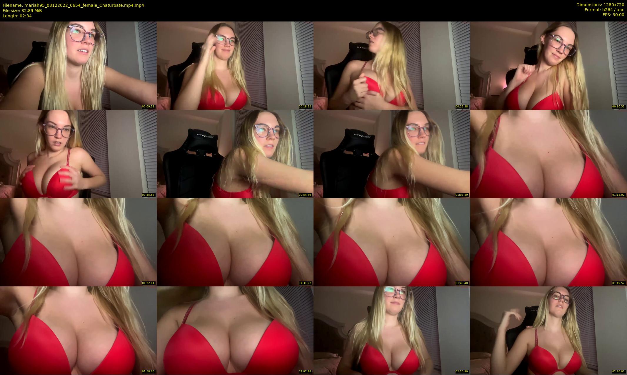 mariah95 — 3 minute Chaturbate female cam show recording, 720p, Dec 3, 2022