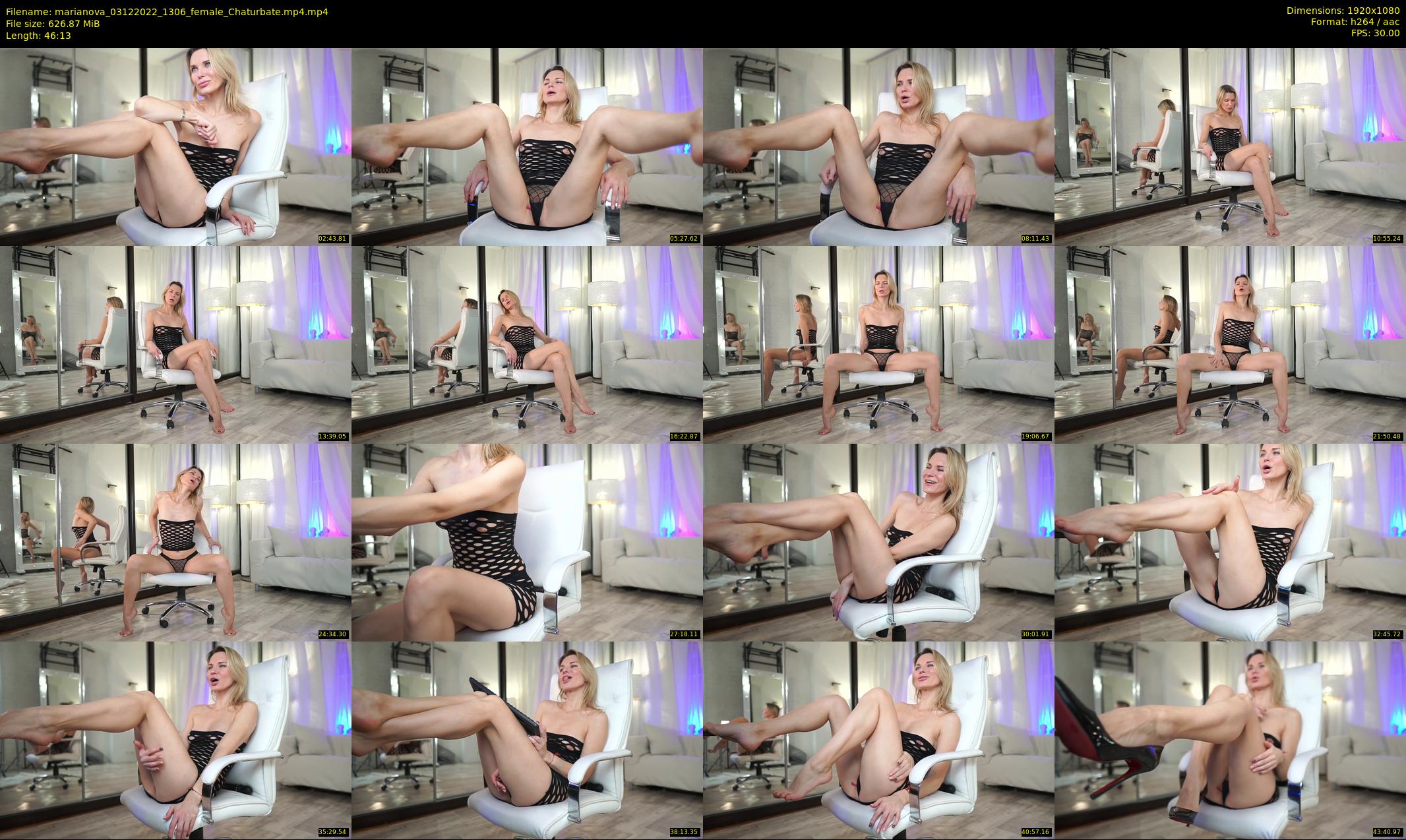 marianova — 47 minute Chaturbate female cam show recording, 1080p, Dec 3, 2022
