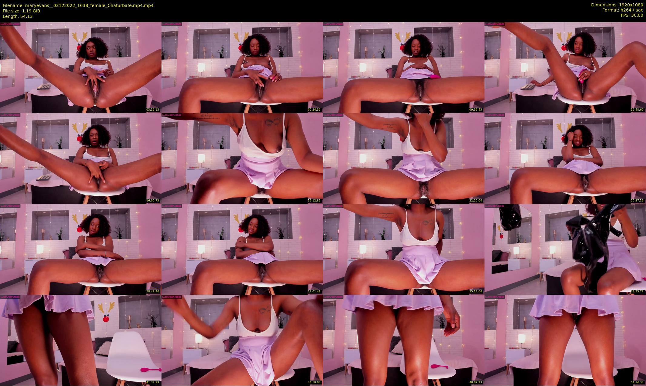maryevans_ — 55 minute Chaturbate female cam show recording, 1080p, Dec 3, 2022