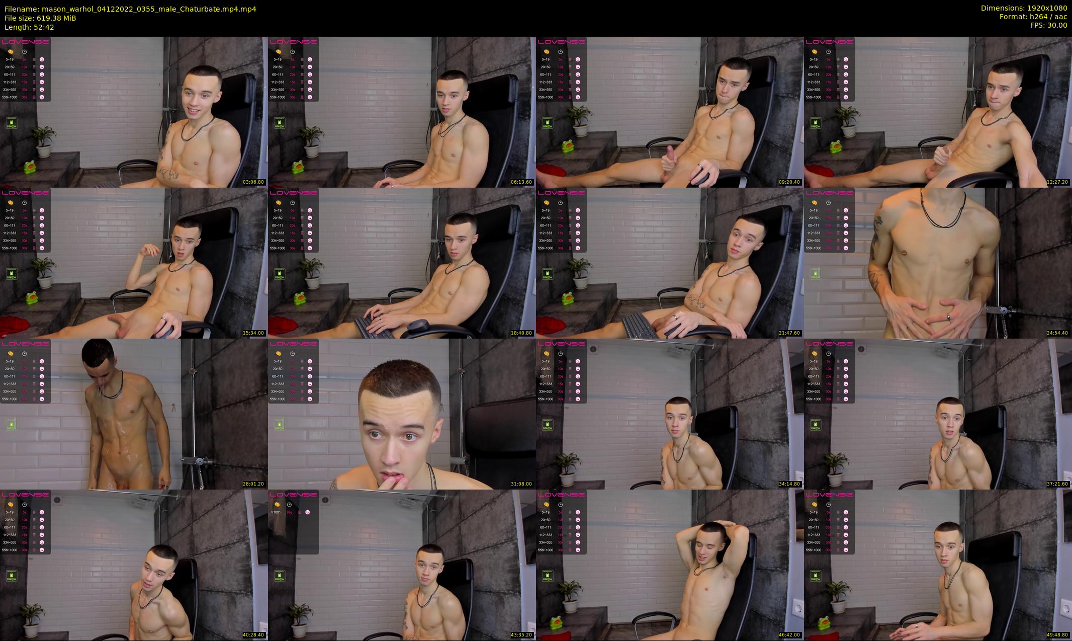 mason_warhol — 53 minute Chaturbate male cam show recording, 1080p, Dec 4, 2022