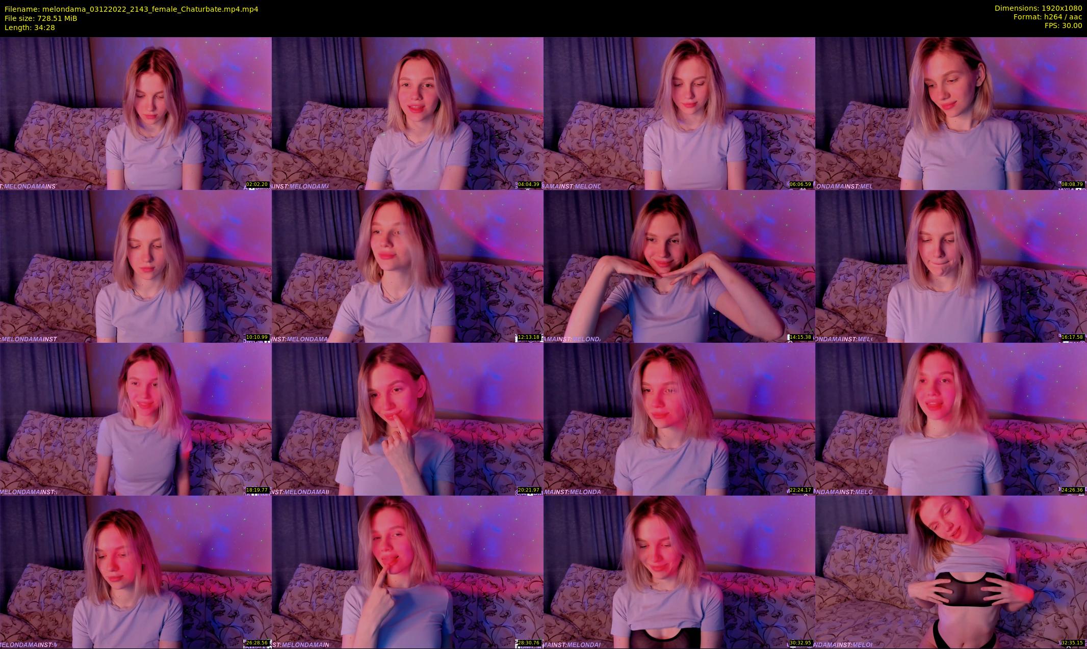 melondama — 35 minute Chaturbate female cam show recording, 1080p, Dec 3, 2022