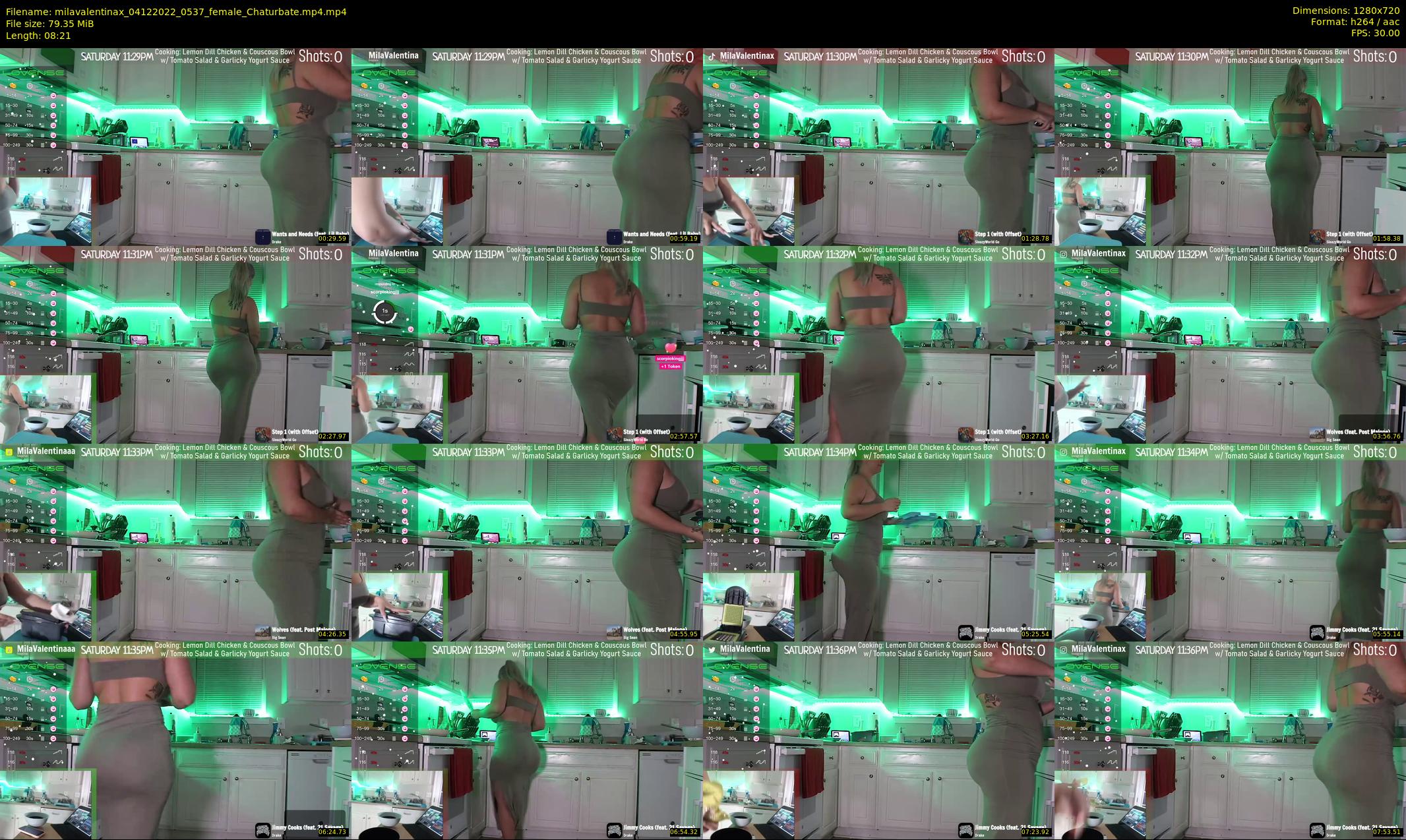 milavalentinax — 9 minute Chaturbate female cam show recording, 720p, Dec 4, 2022
