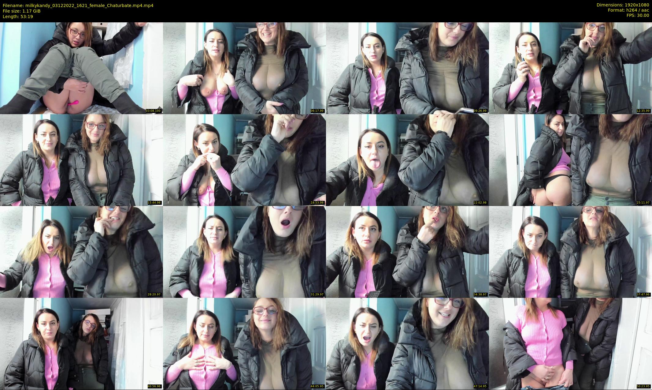 milkykandy — 54 minute Chaturbate female cam show recording, 1080p, Dec 3, 2022