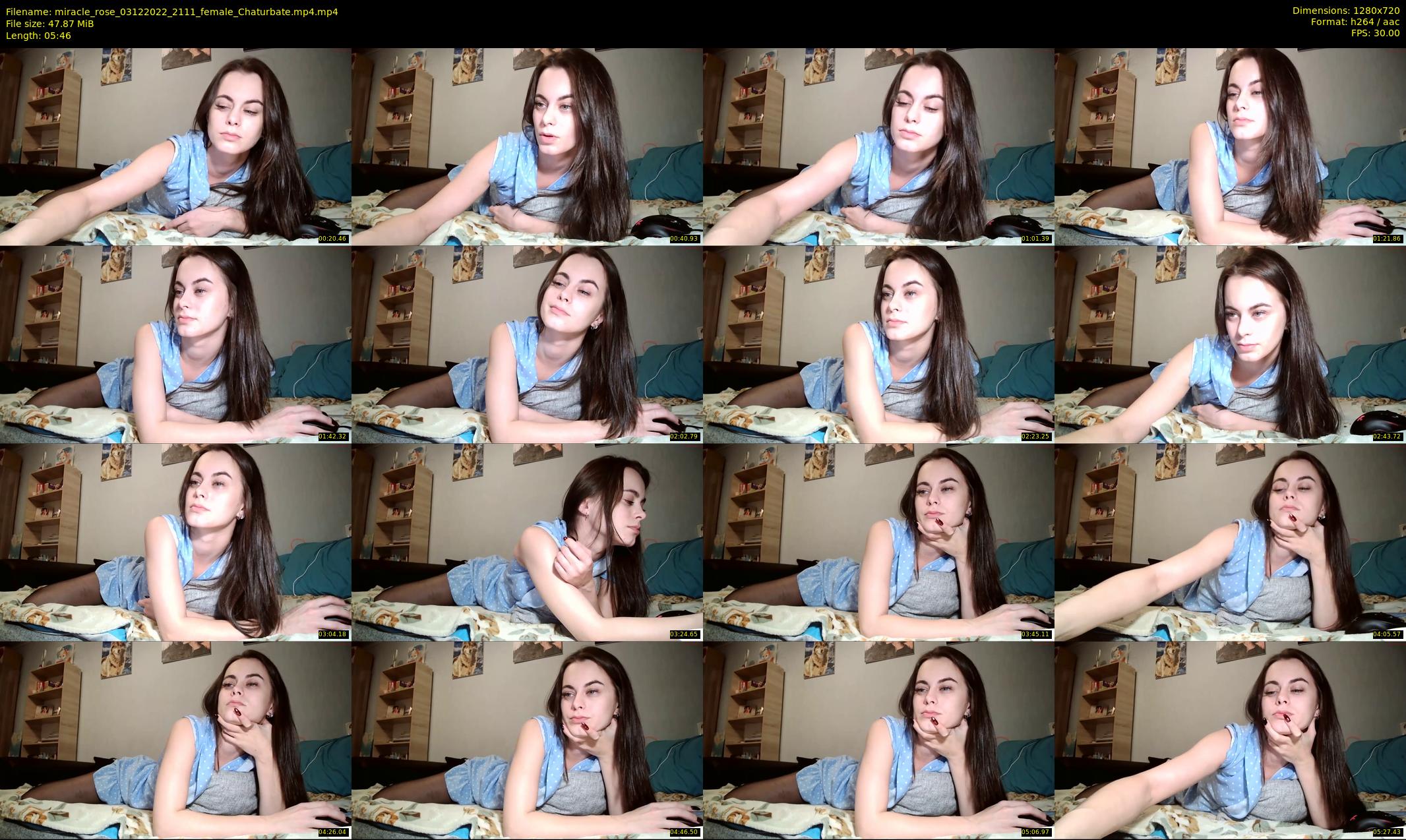 miracle_rose — 6 minute Chaturbate female cam show recording, 720p, Dec 3, 2022