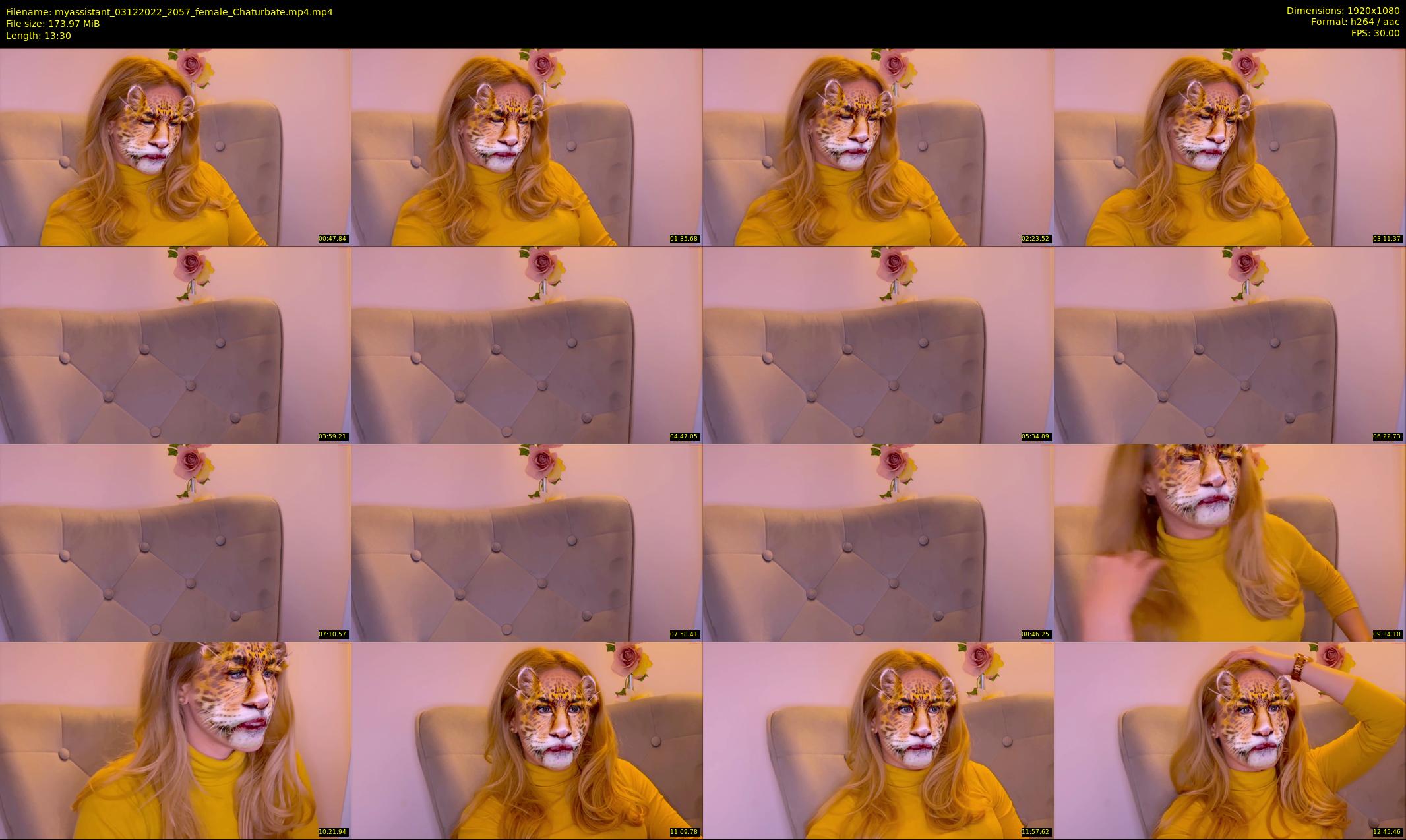 myassistant — 14 minute Chaturbate female cam show recording, 1080p, Dec 3, 2022