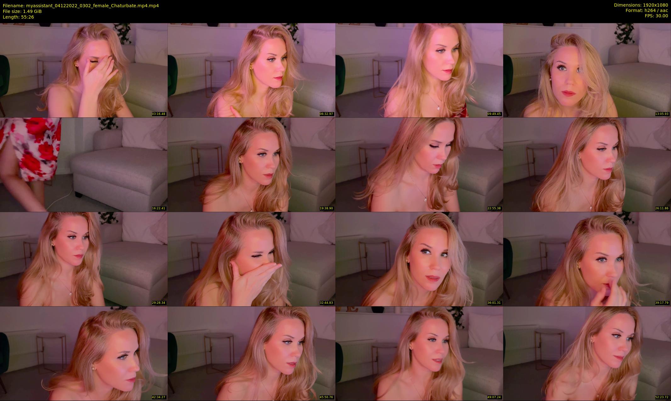 myassistant — 56 minute Chaturbate female cam show recording, 1080p, Dec 4, 2022