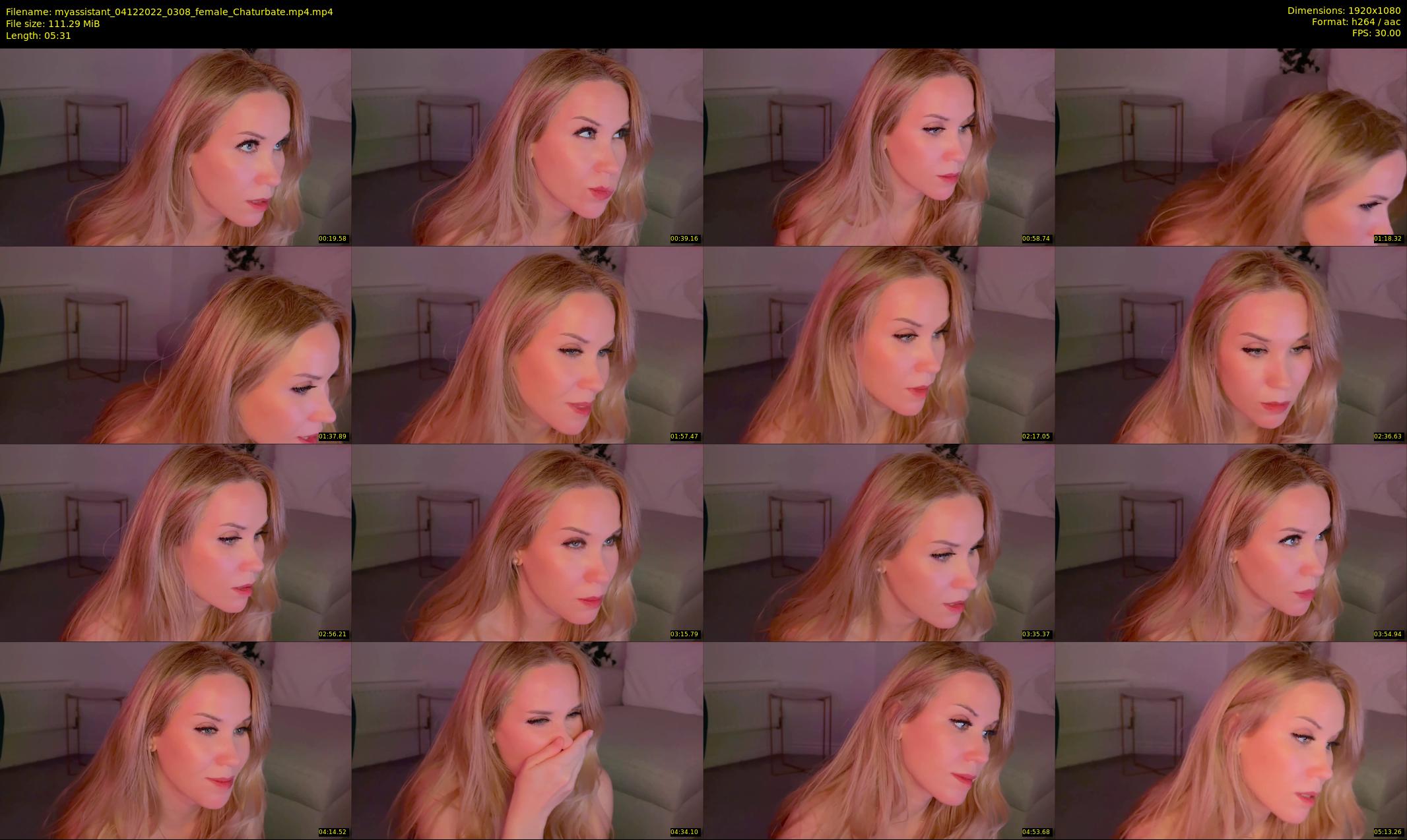 myassistant — 6 minute Chaturbate female cam show recording, 1080p, Dec 4, 2022