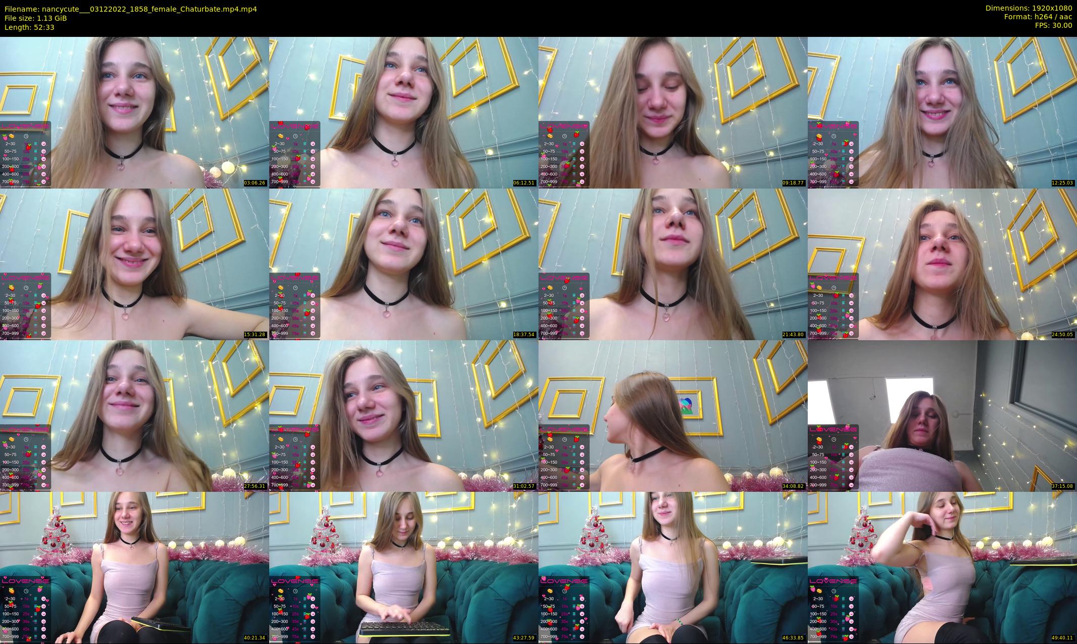 nancycute__ — 53 minute Chaturbate female cam show recording, 1080p, Dec 3, 2022